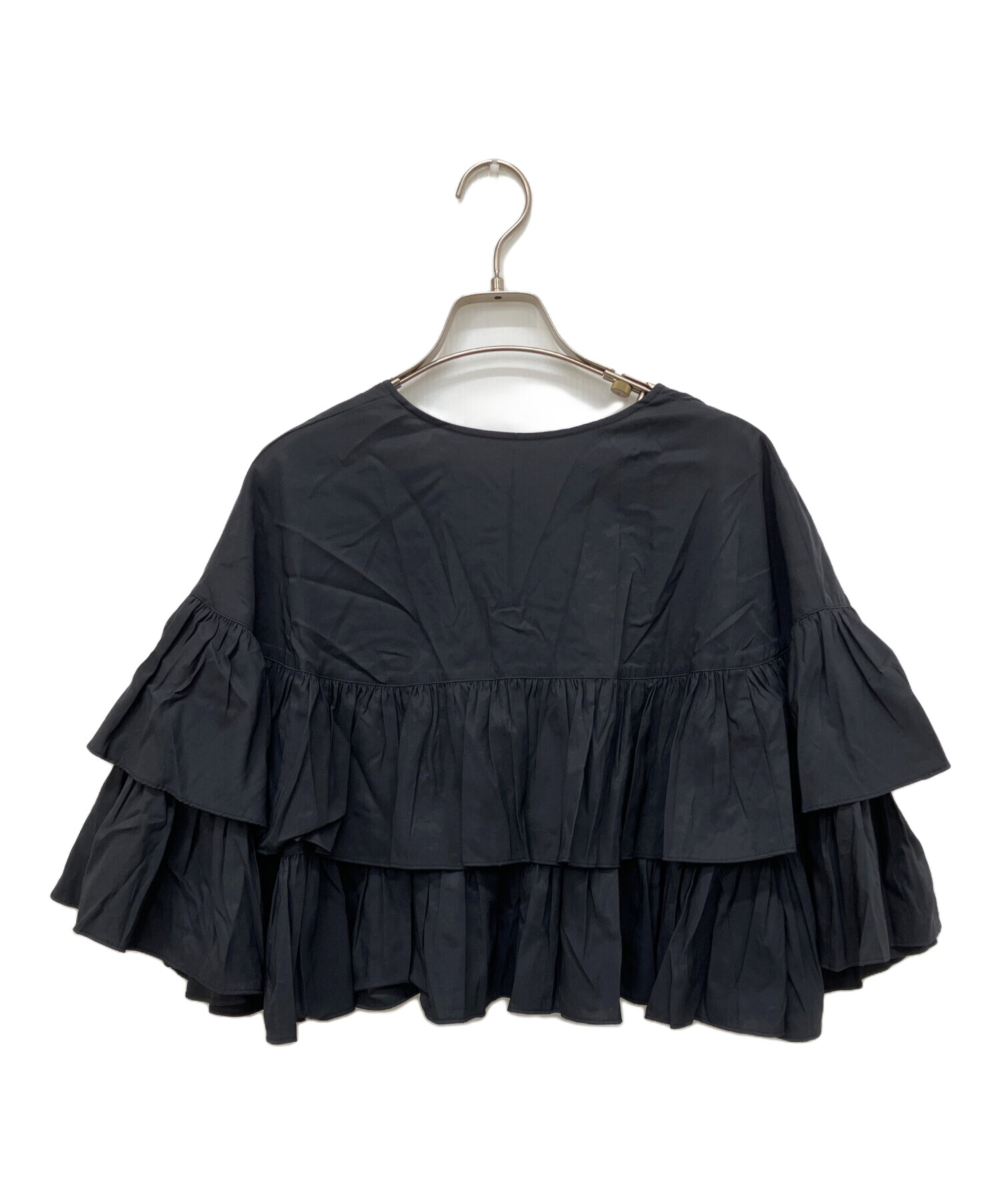 美品 ルフィル 25SS ナイロンストレッチフリルジャケット ライトアウター 中古・古着通販】LE PHIL (ル フィル) 25SSナイロンストレッチフリル
