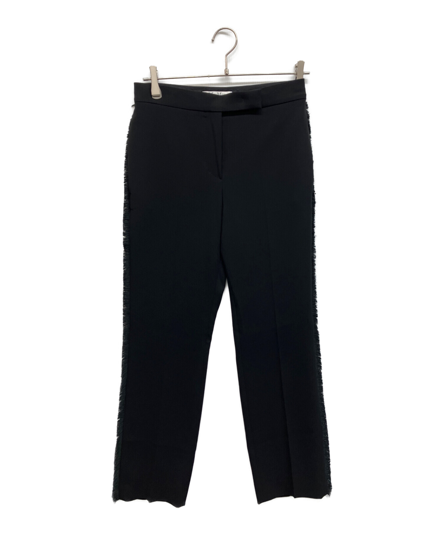 【値下げ中】'S MaxMara パンツ【新品タグ付き】 中古・古着通販】MaxMara (マックスマーラ) サイドラインフリンジ