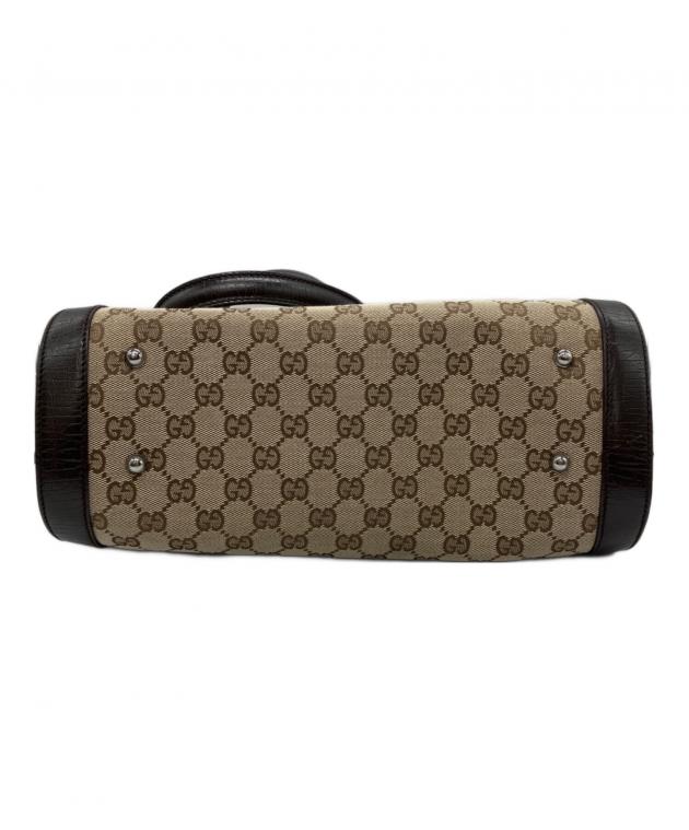 中古・古着通販】GUCCI (グッチ) バンブーミニボストンバッグ GG