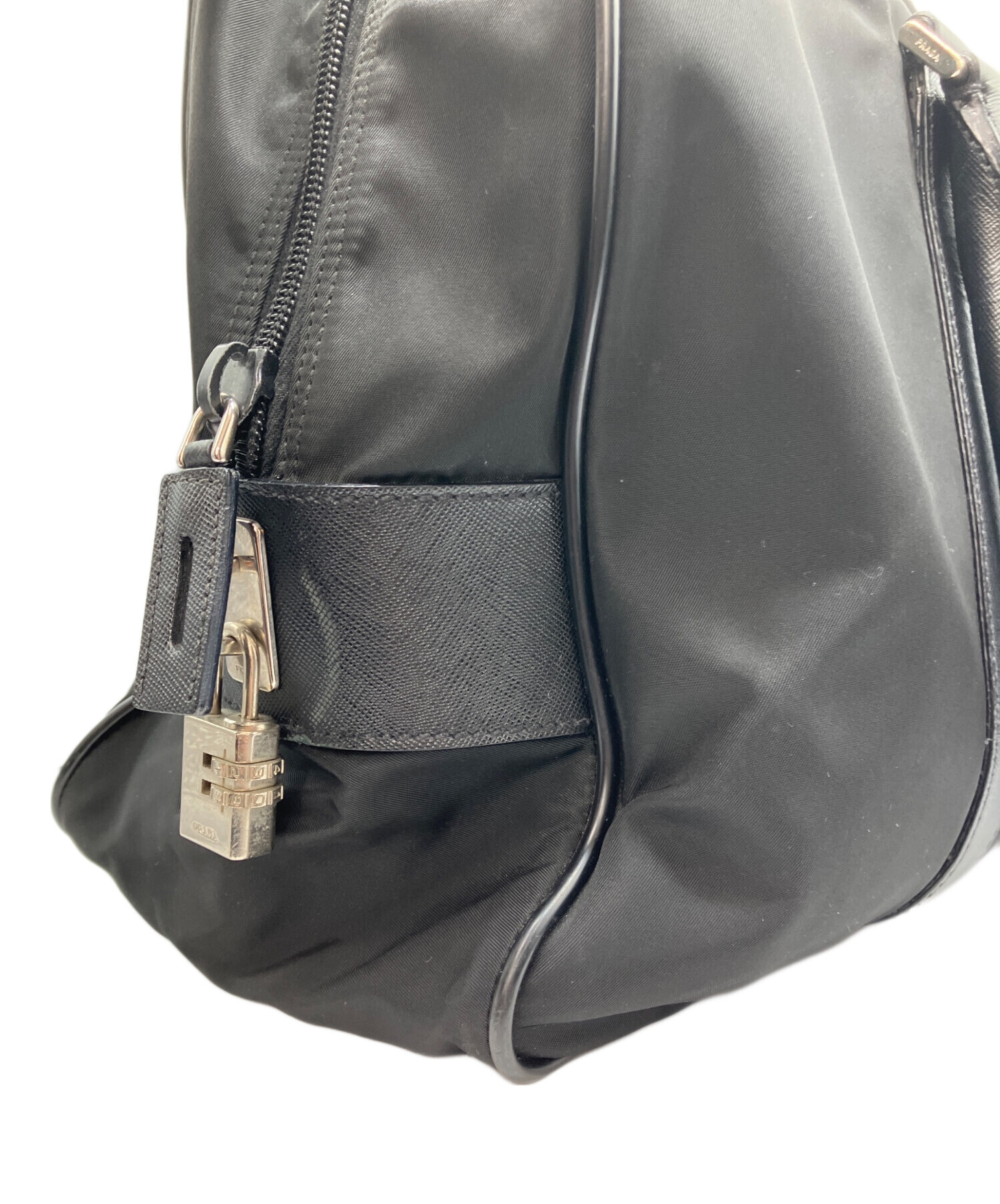 中古・古着通販】PRADA (プラダ) ナイロンビジネスバッグ ブラック