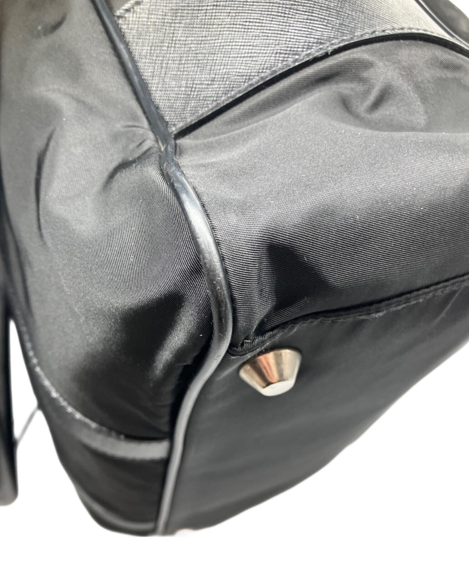 中古・古着通販】PRADA (プラダ) ナイロンビジネスバッグ ブラック