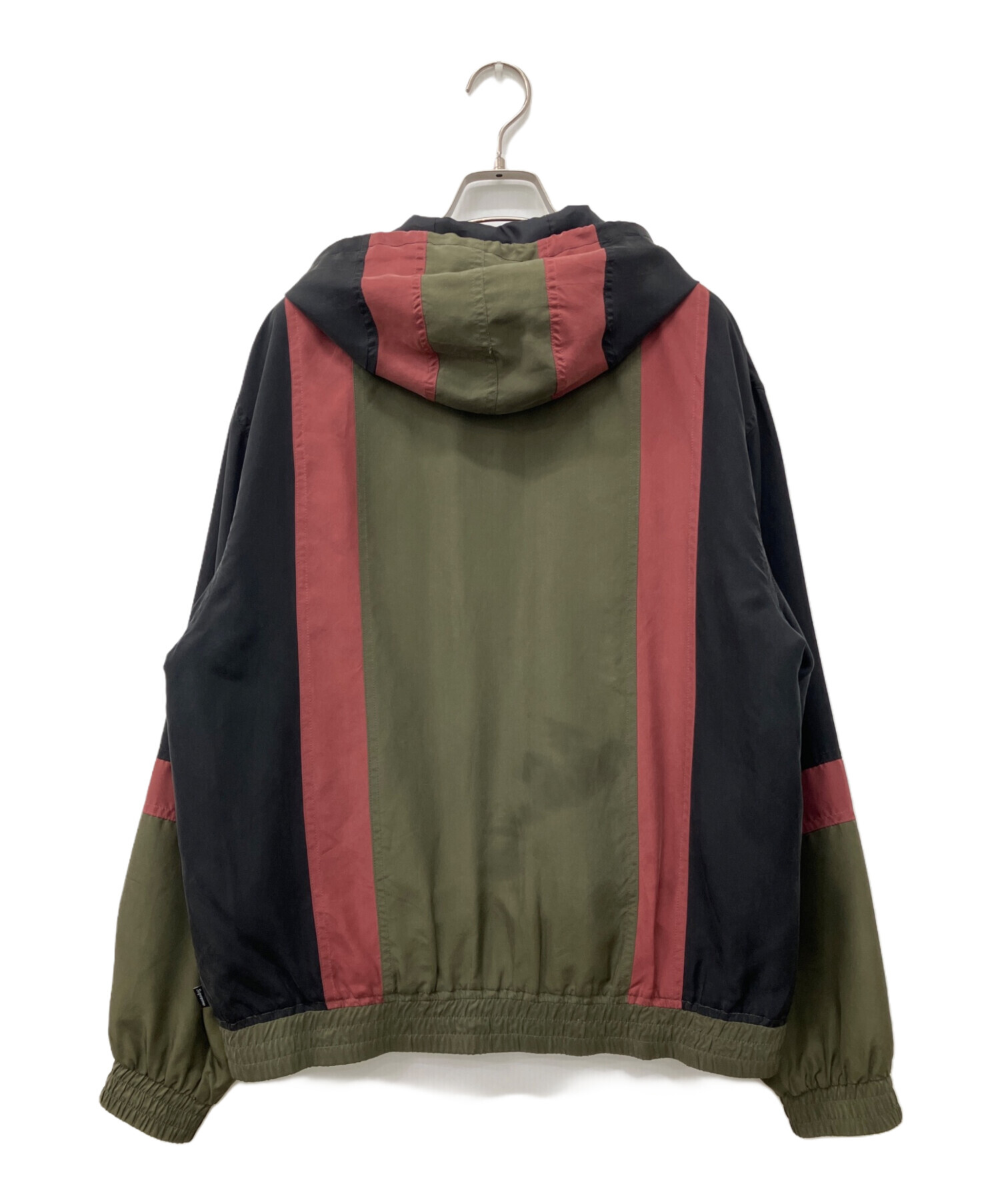 Supreme silk hooded ナイロンジャケット