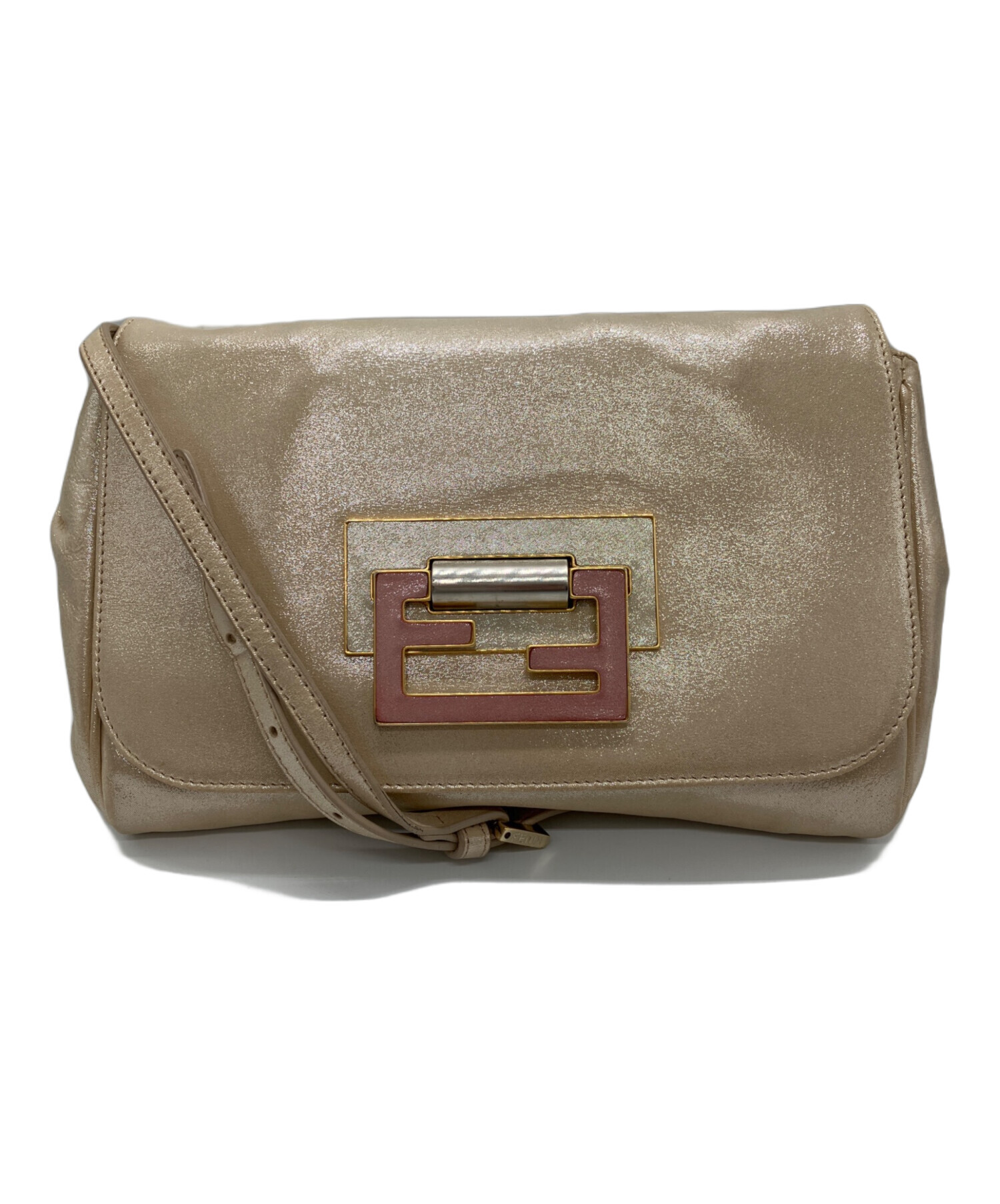 FENDI ショルダーバッグ ブラウン・ベージュ FENDI ショルダーバッグ ブラウン/ベージュ Fendi ショルダーバッグ