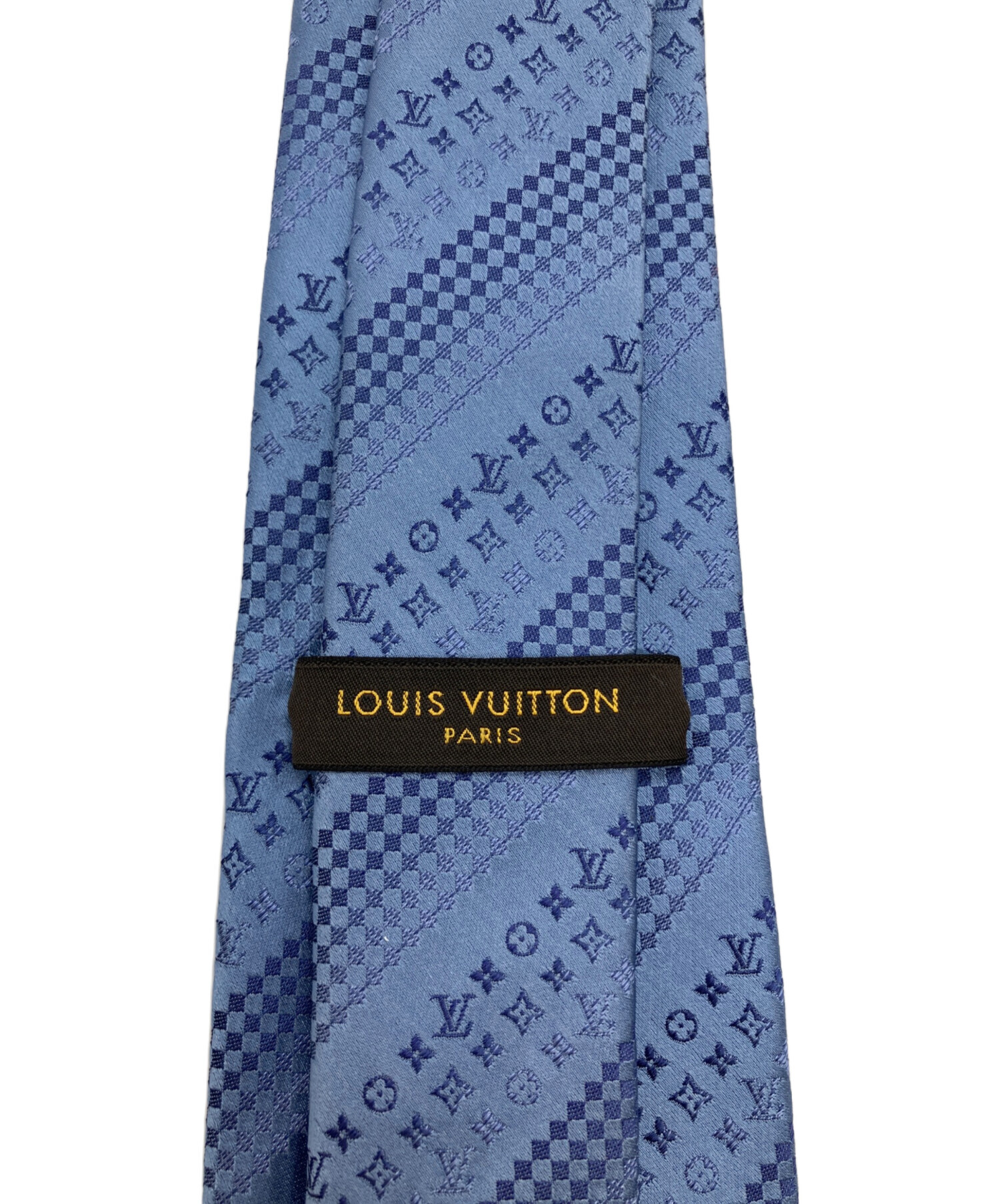 LOUIS VUITTON 青 ネクタイ　99 ルイヴィトン モノグラム ネクタイ メンズ LOUIS VUITTON ネクタイ