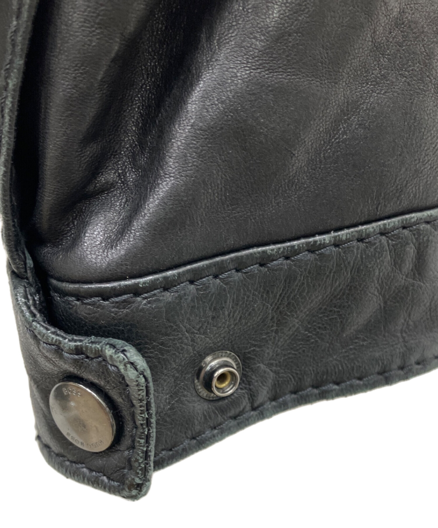 中古・古着通販】HUGO BOSS (ヒューゴ ボス) ラムレザージャケット