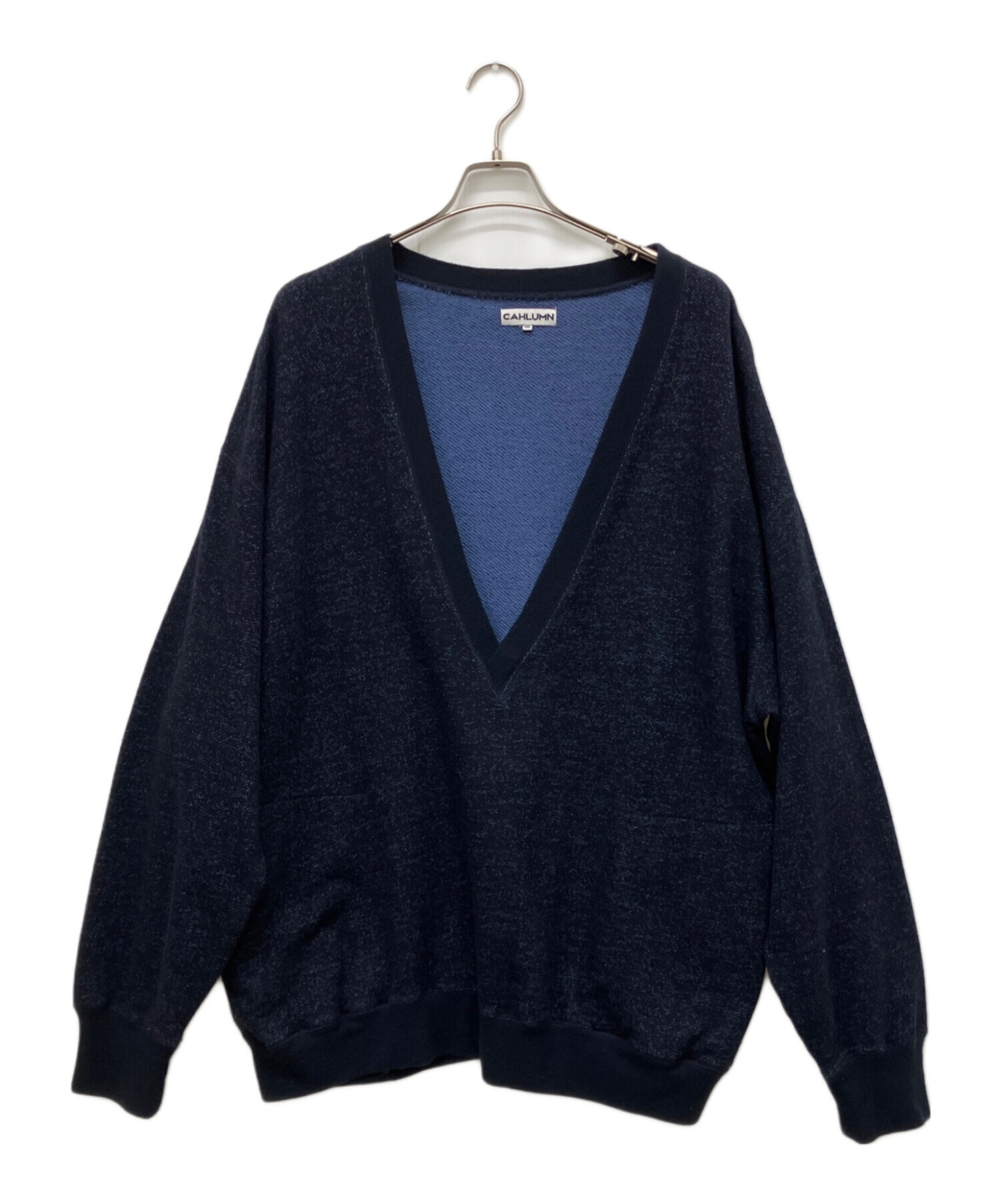 中古・古着通販】CAHLUMN (カウラム) Merino Wool+Cotton Loop Back V 中古・古着通販】CAHLUMN (カウラム) Merino Wool+Cotton Loop Back V