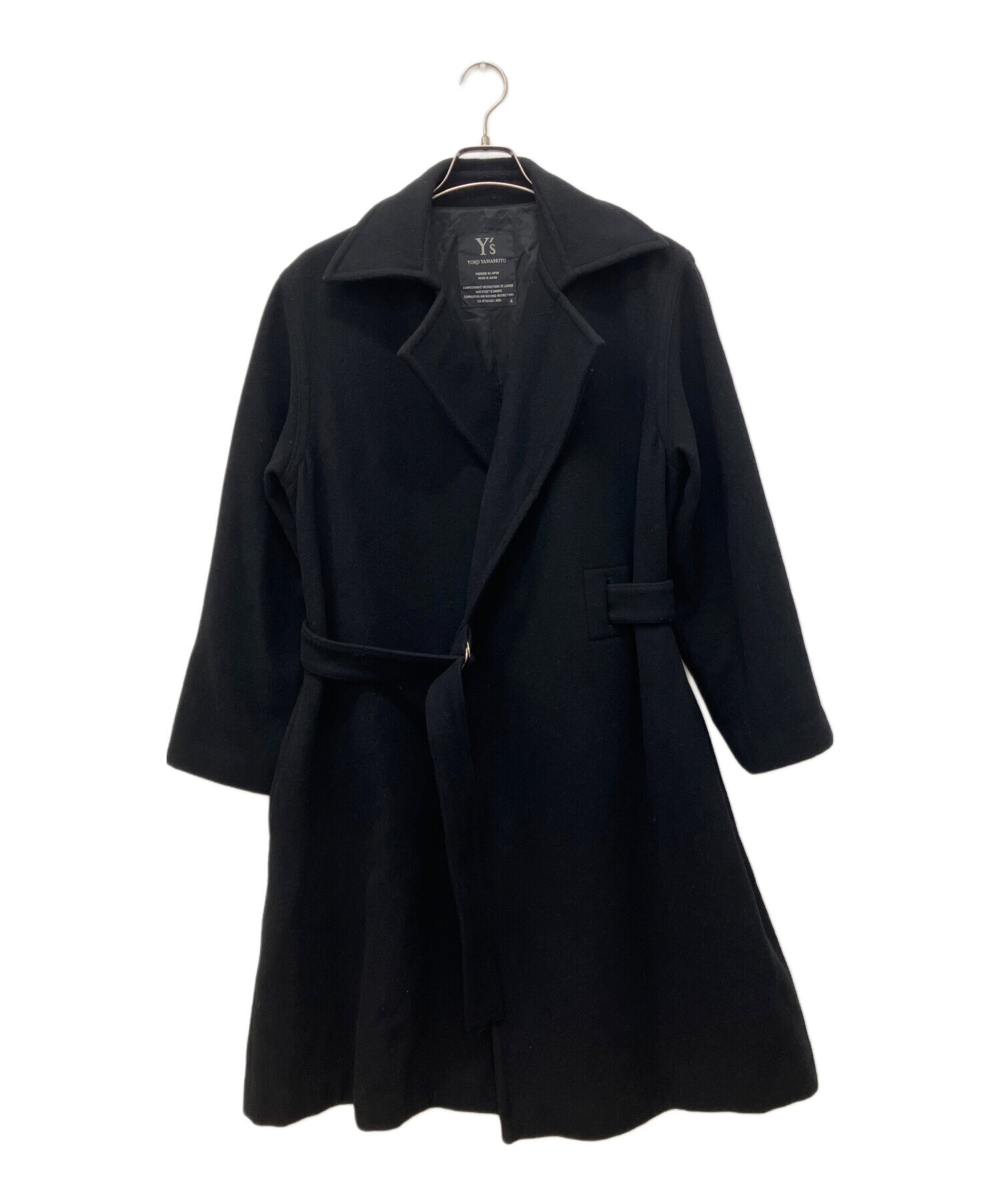 中古・古着通販】Y's (ワイズ) 05AWベルテッドウールロングコート