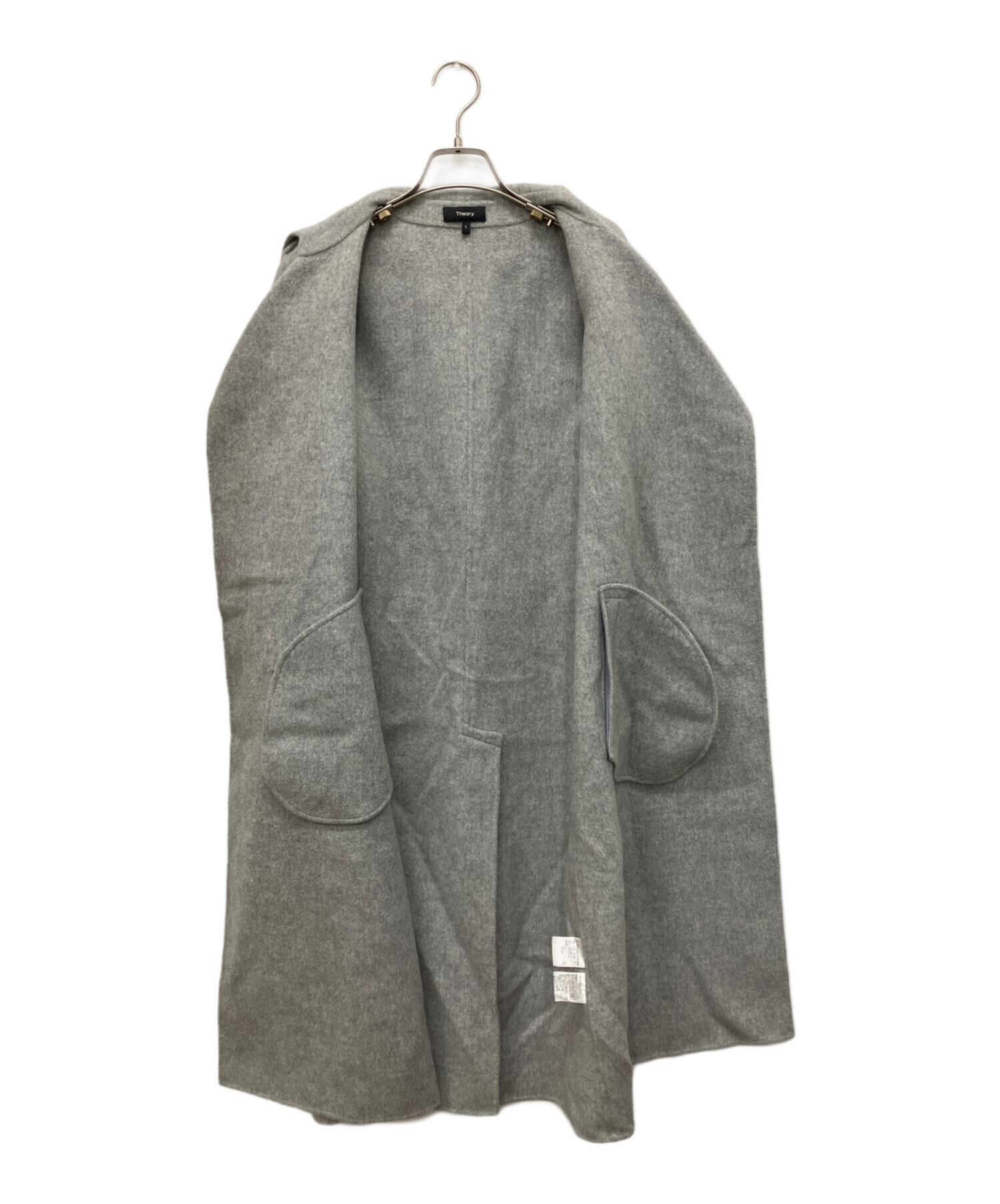 中古・古着通販】theory (セオリー) カシミアブレンドベルテッドコート