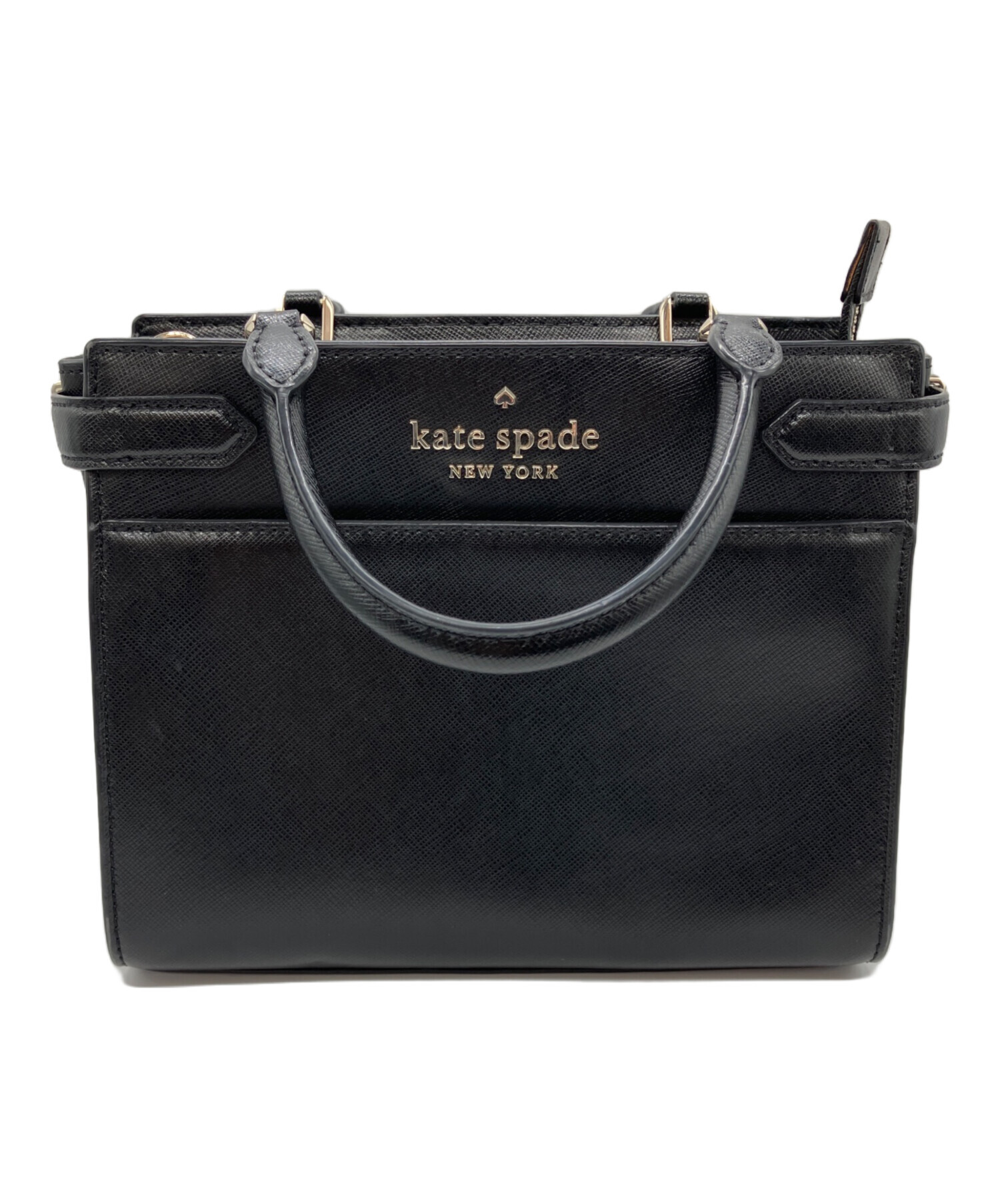 中古・古着通販】Kate Spade (ケイトスペード) ハンドバッグ ブラック 
