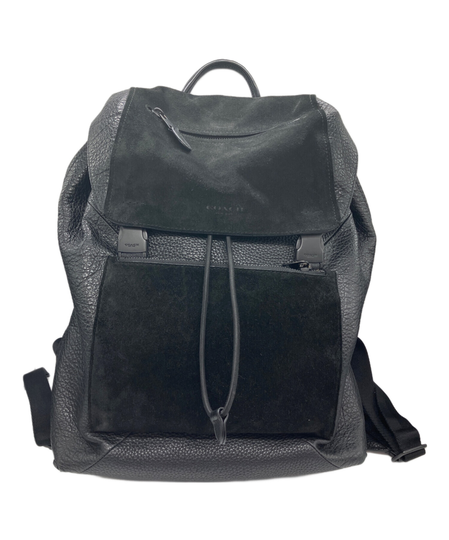 中古・古着通販】COACH (コーチ) マンハッタン バックパック ブラック