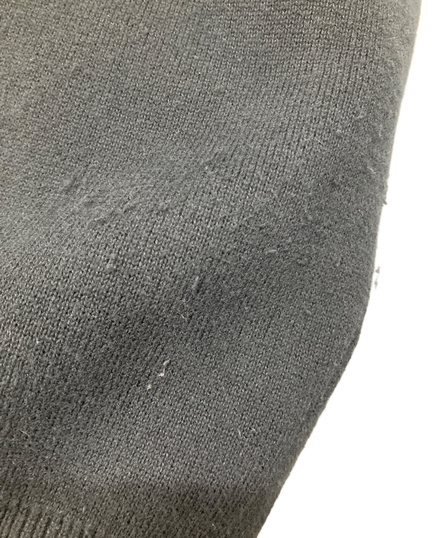 中古・古着通販】PERVERZE (パーバーズ) Crash short Knit ブラック