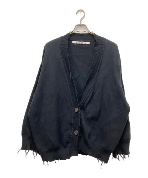 中古・古着通販】PERVERZE (パーバーズ) Crash short Knit ブラック