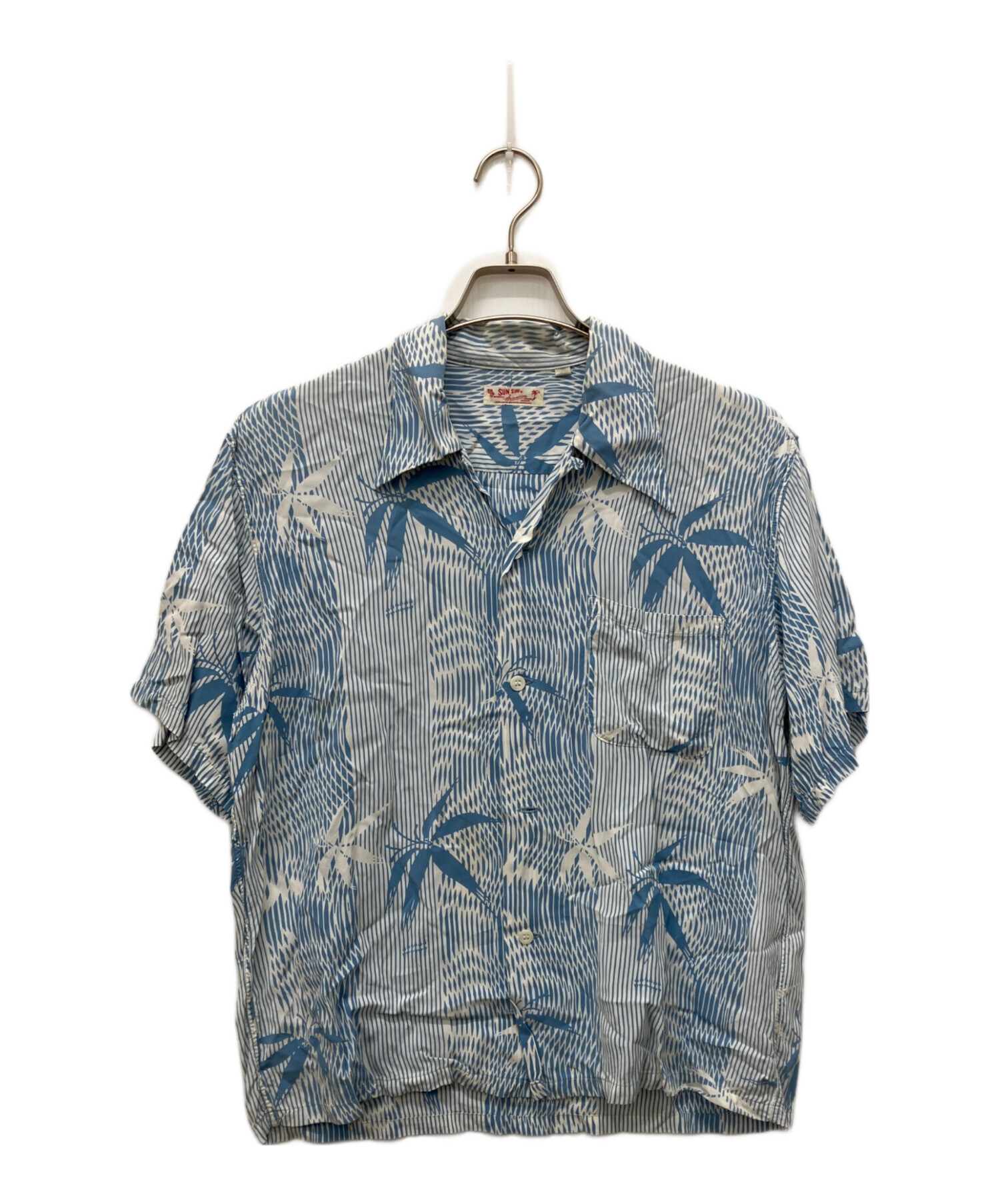 中古・古着通販】Sun Surf (サンサーフ) アロハシャツ ブルー サイズ:M