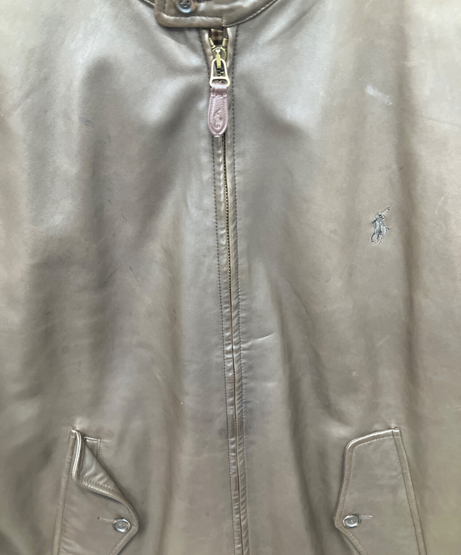 中古・古着通販】POLO RALPH LAUREN (ポロ・ラルフローレン) レザー