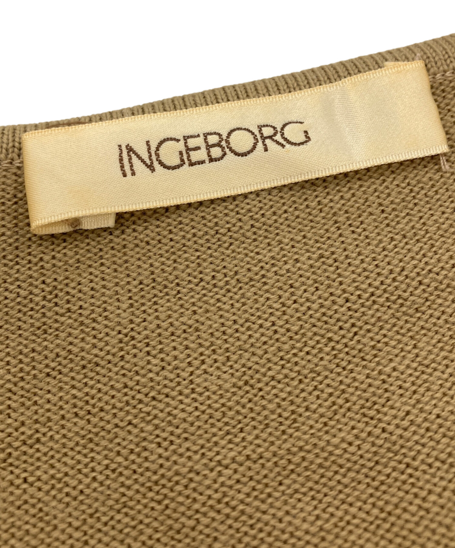 中古・古着通販】INGEBORG (インゲボルグ) ニット ベージュ サイズ
