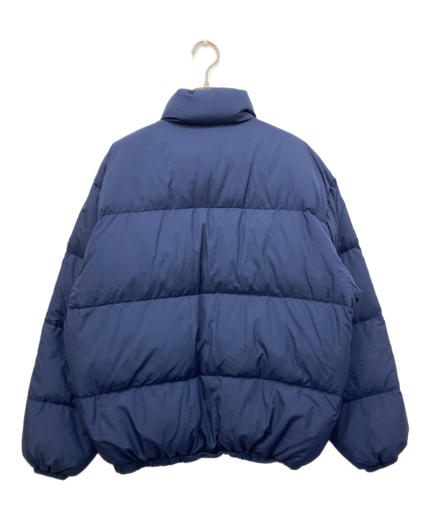 【値下再出品】  ダウン　 ネイビー M　ジャスパー 中古・古着通販】adidas (アディダス) 90sダウンジャケット ネイビー