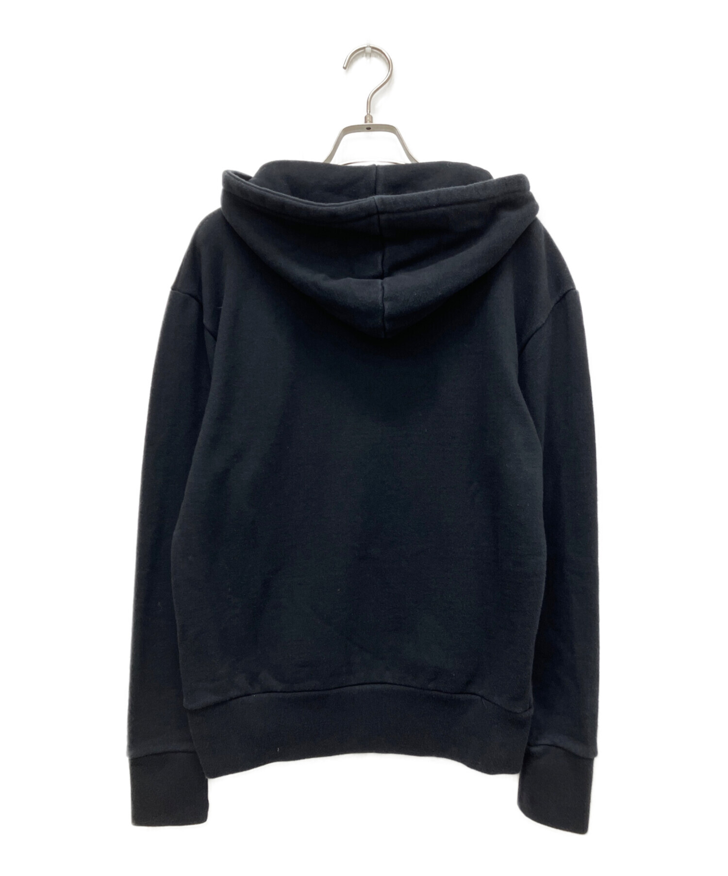 【中古品】メゾンキツネ MAISON KITSUNÉ パーカー ブラック XL 中古・古着通販】MAISON KITSUNE (メゾンキツネ) プルオーバーパーカー