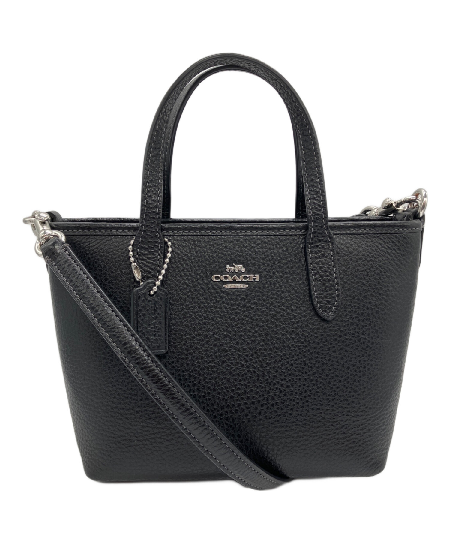 中古・古着通販】COACH (コーチ) 2WAYショルダーバッグ ブラック