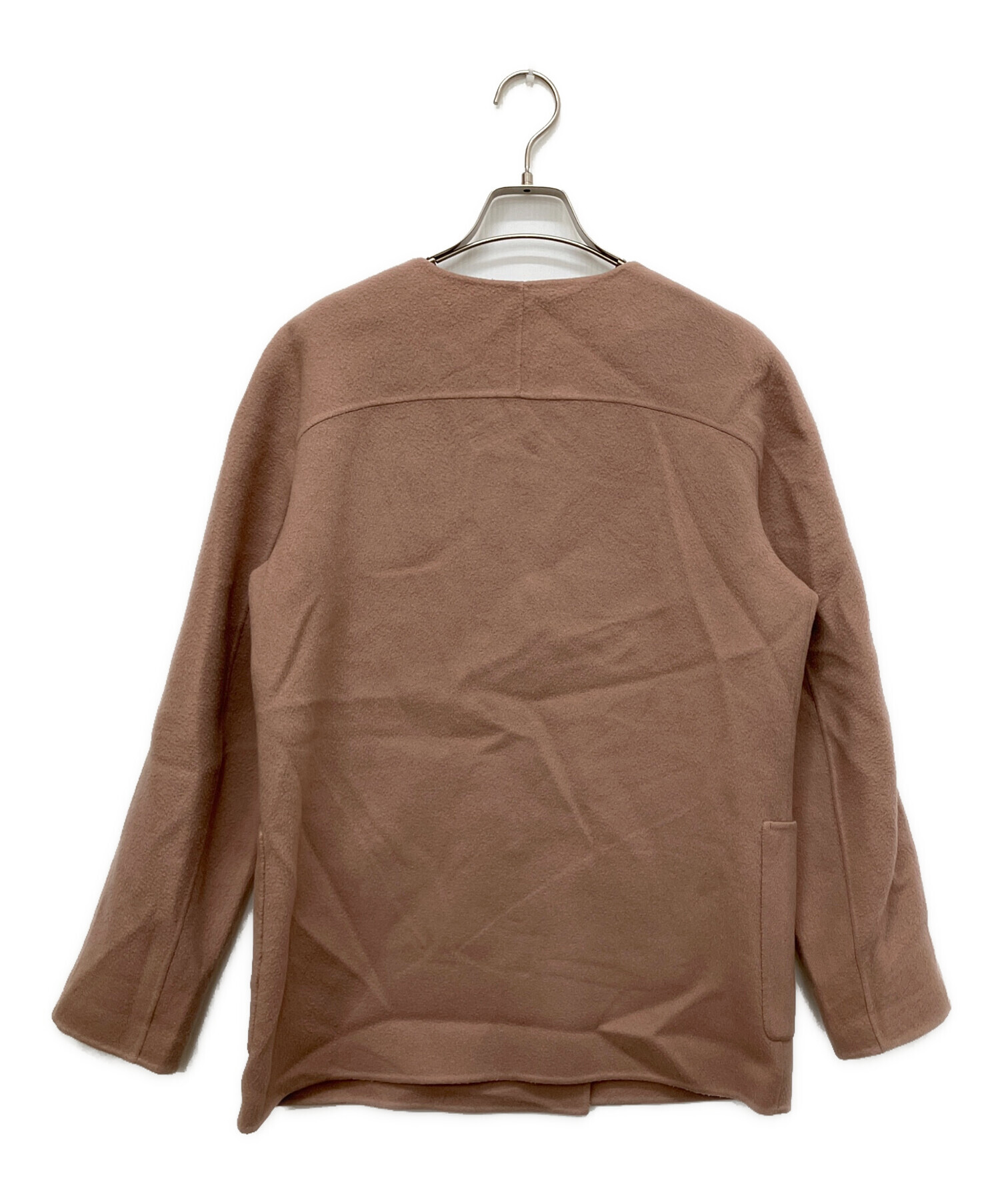 タグ付き　theory luxe リアルファースヌード 中古・古着通販】theory luxe (セオリーリュクス) ダブルノーカラー