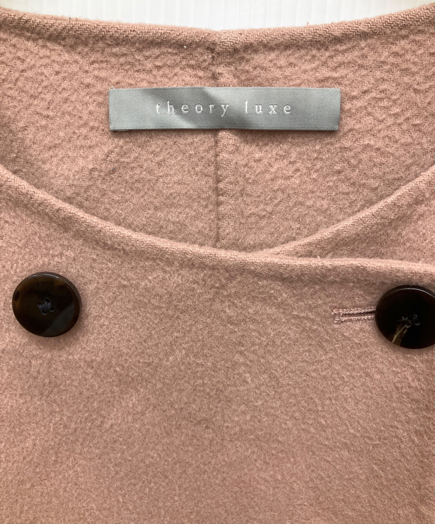 中古・古着通販】theory luxe (セオリーリュクス) ダブルノーカラー