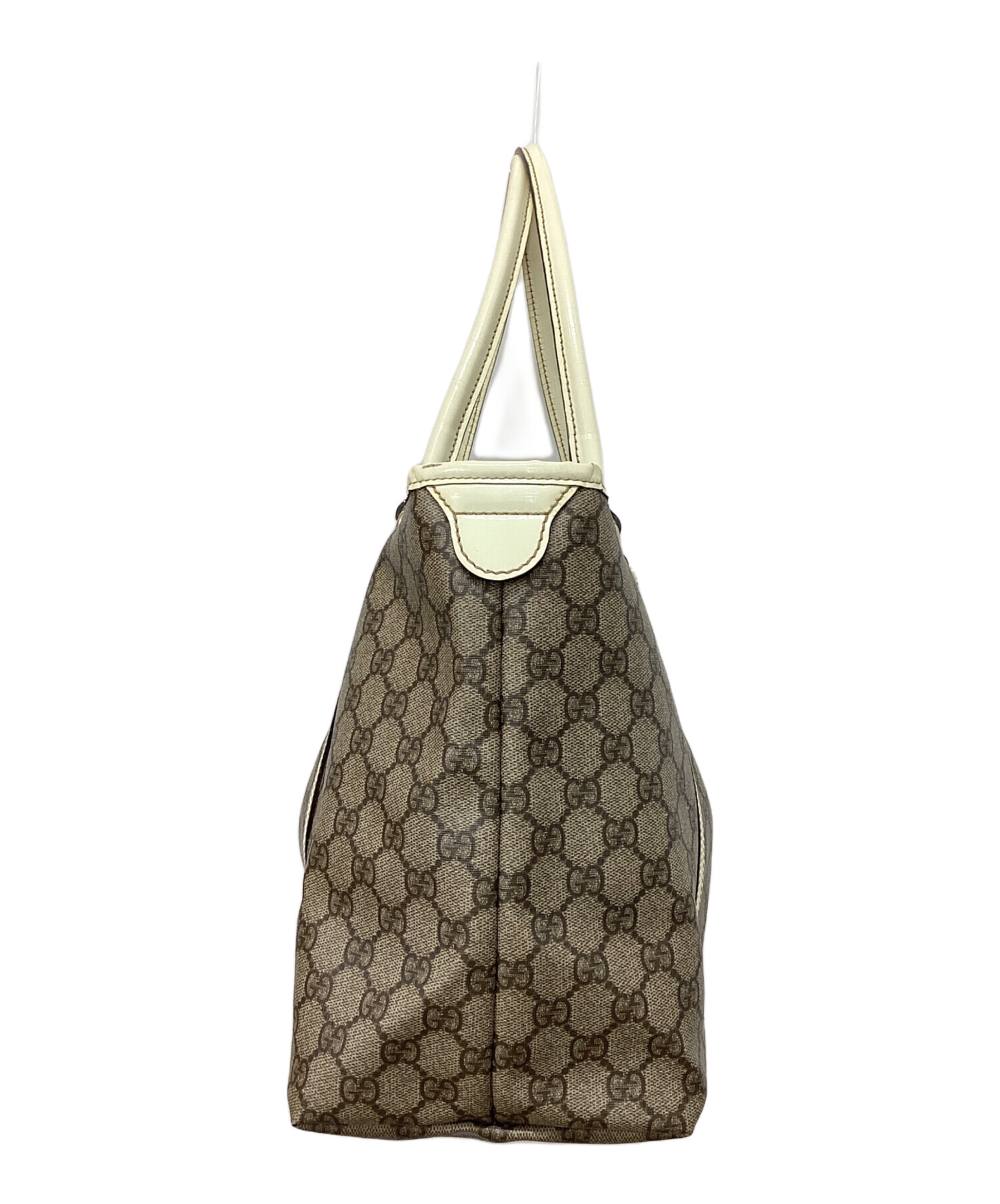 中古・古着通販】GUCCI (グッチ) GGスプリームトートバッグ ベージュ