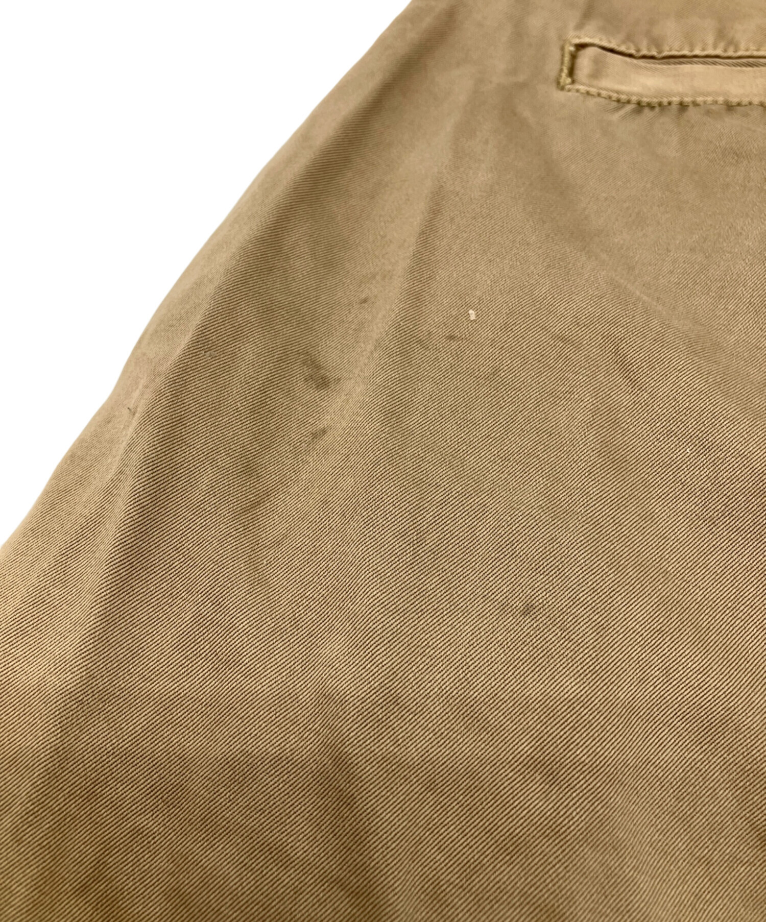 中古・古着通販】CAHLUMN (カウラム) 2 Tuck Chino Shorts ブラウン