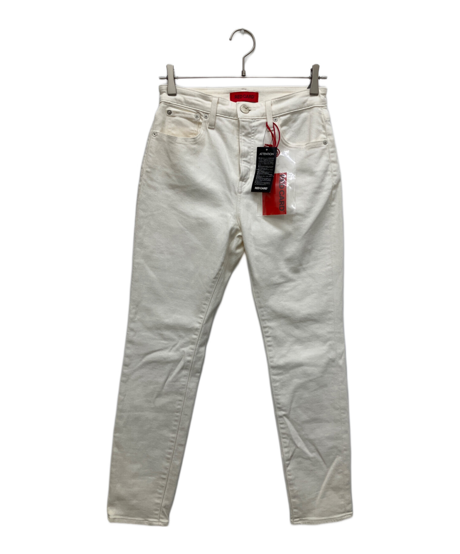 中古・古着通販】RED CARD (レッドカード) デニムパンツ ホワイト