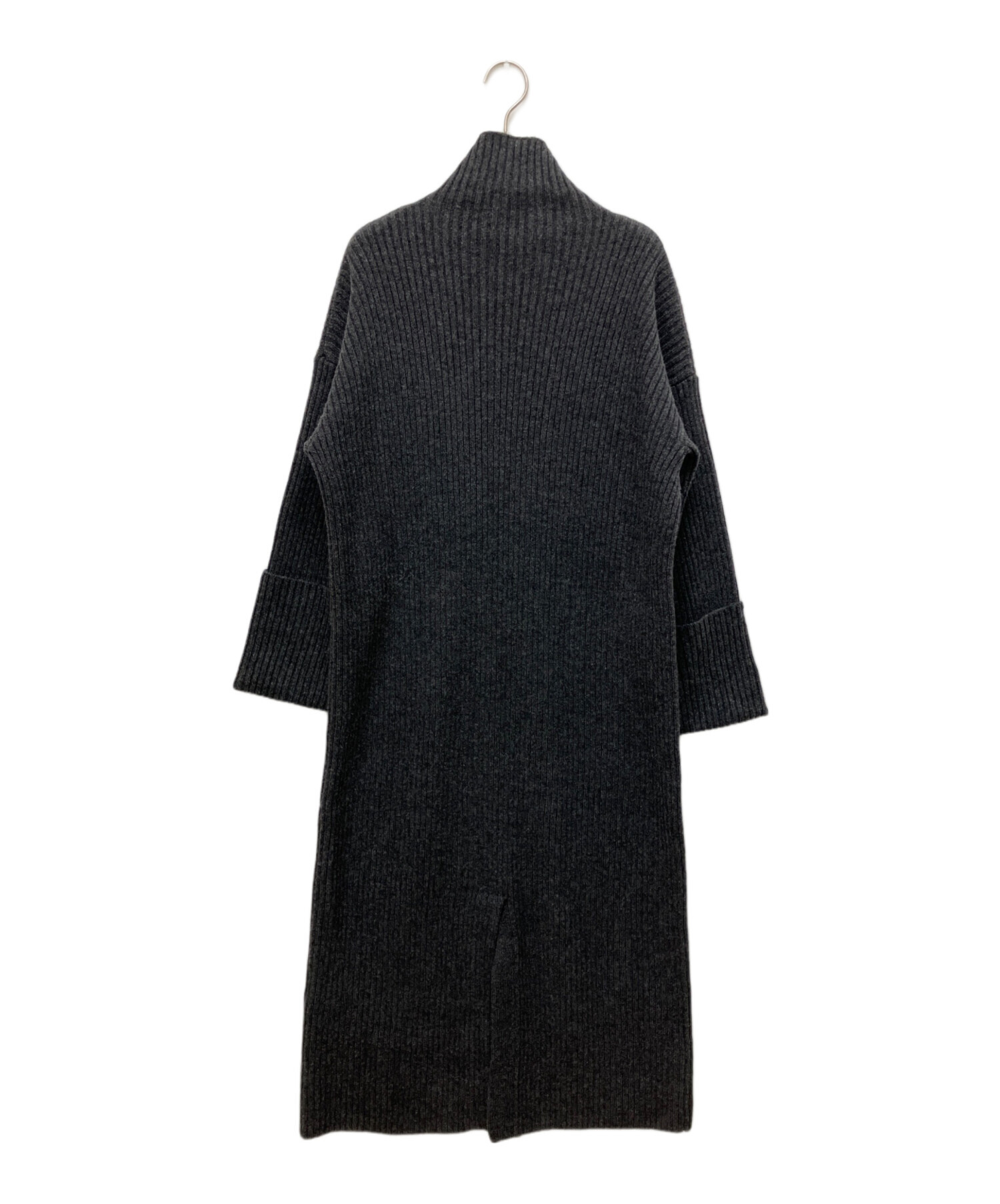 中古・古着通販】SACRA (サクラ) ニットワンピース グレー サイズ:38