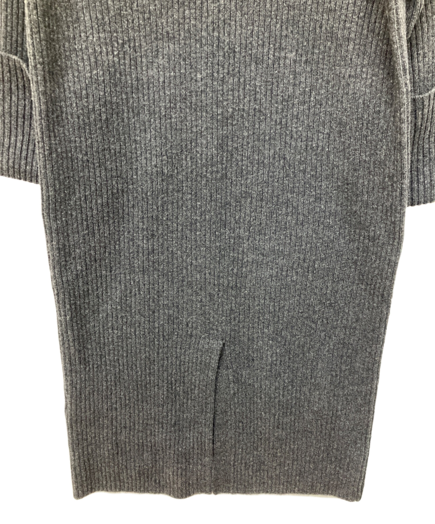 中古・古着通販】SACRA (サクラ) ニットワンピース グレー サイズ:38