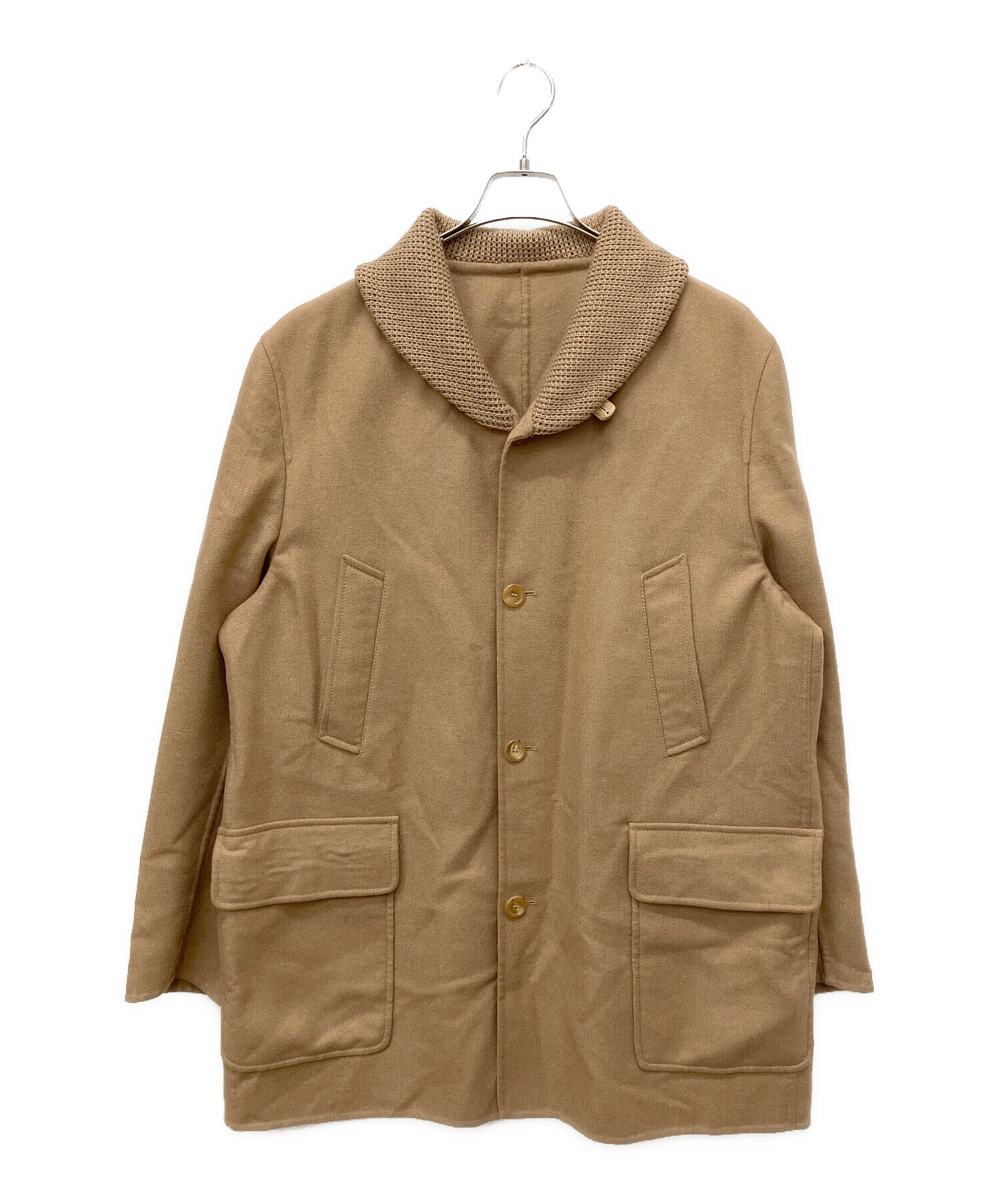 【最高級】dunhill ダンヒル ブルゾン ショールカラー イタリア製 中古・古着通販】dunhill (ダンヒル) ショールカラーコート ブラウン