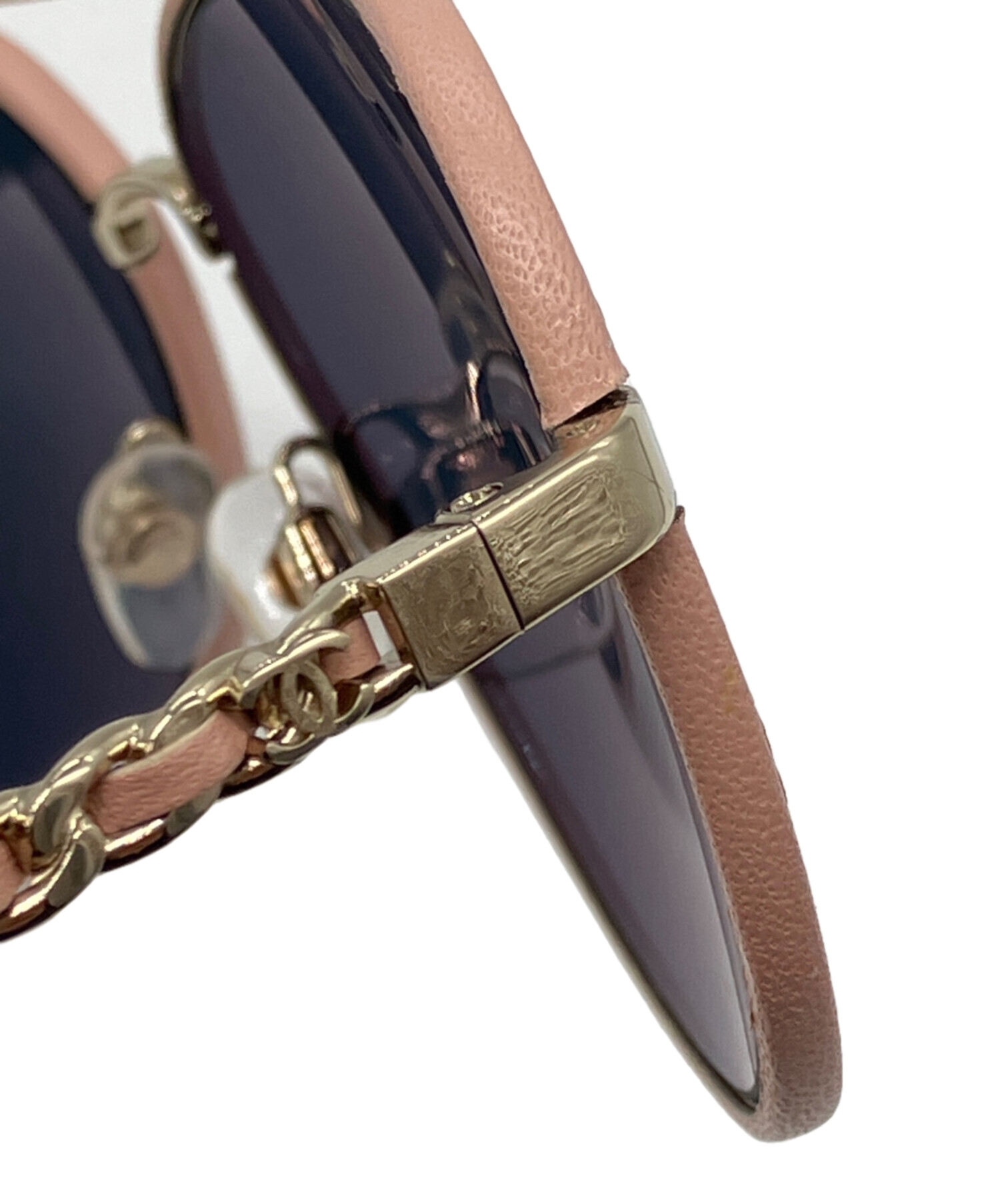 中古・古着通販】CHANEL (シャネル) ティアドロップ サングラス ピンク