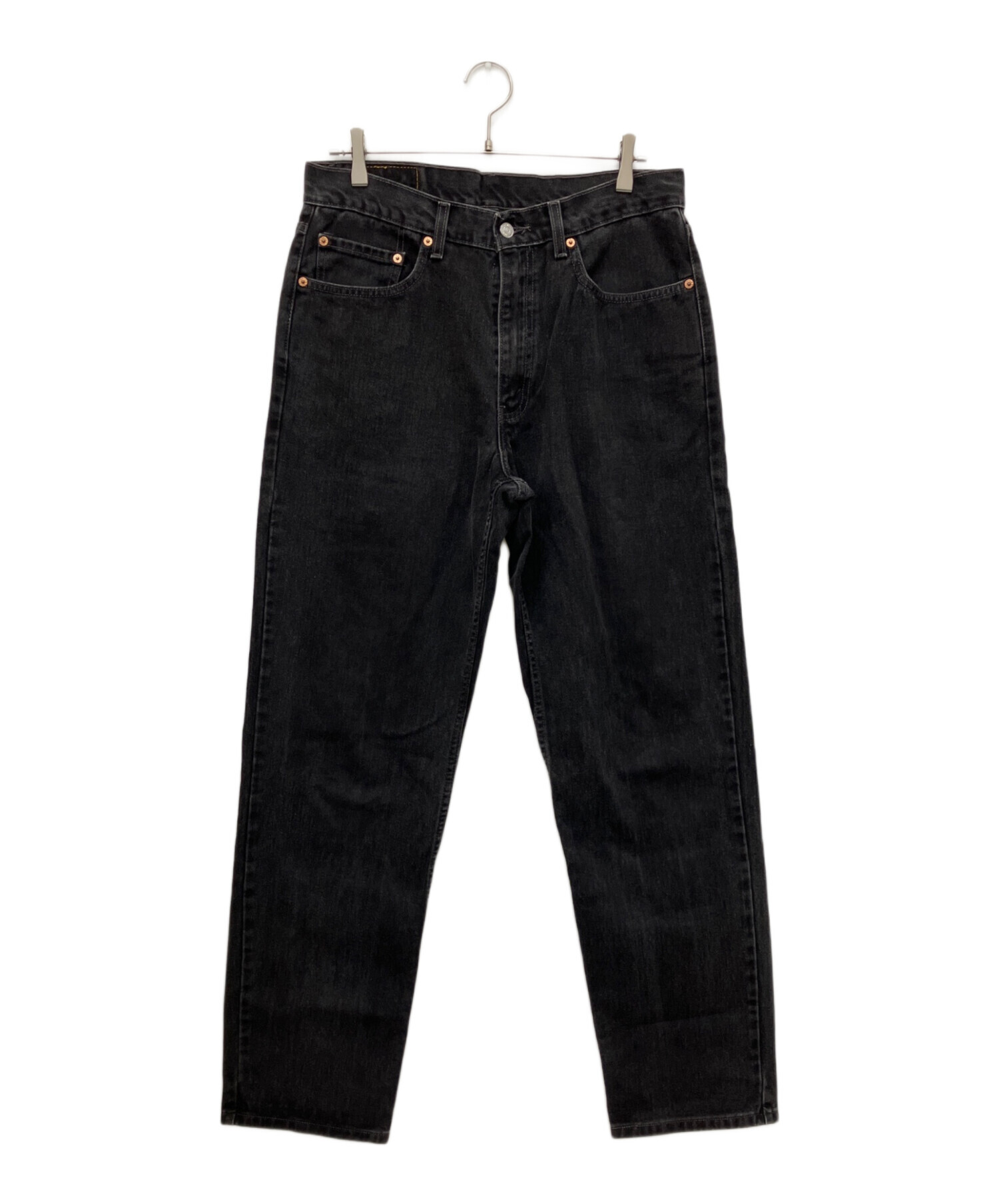 リーバイス550 Levis W34 ブラックデニム 黒 古着 22510 中古・古着通販】LEVI'S (リーバイス) 550デニムパンツ ブラック