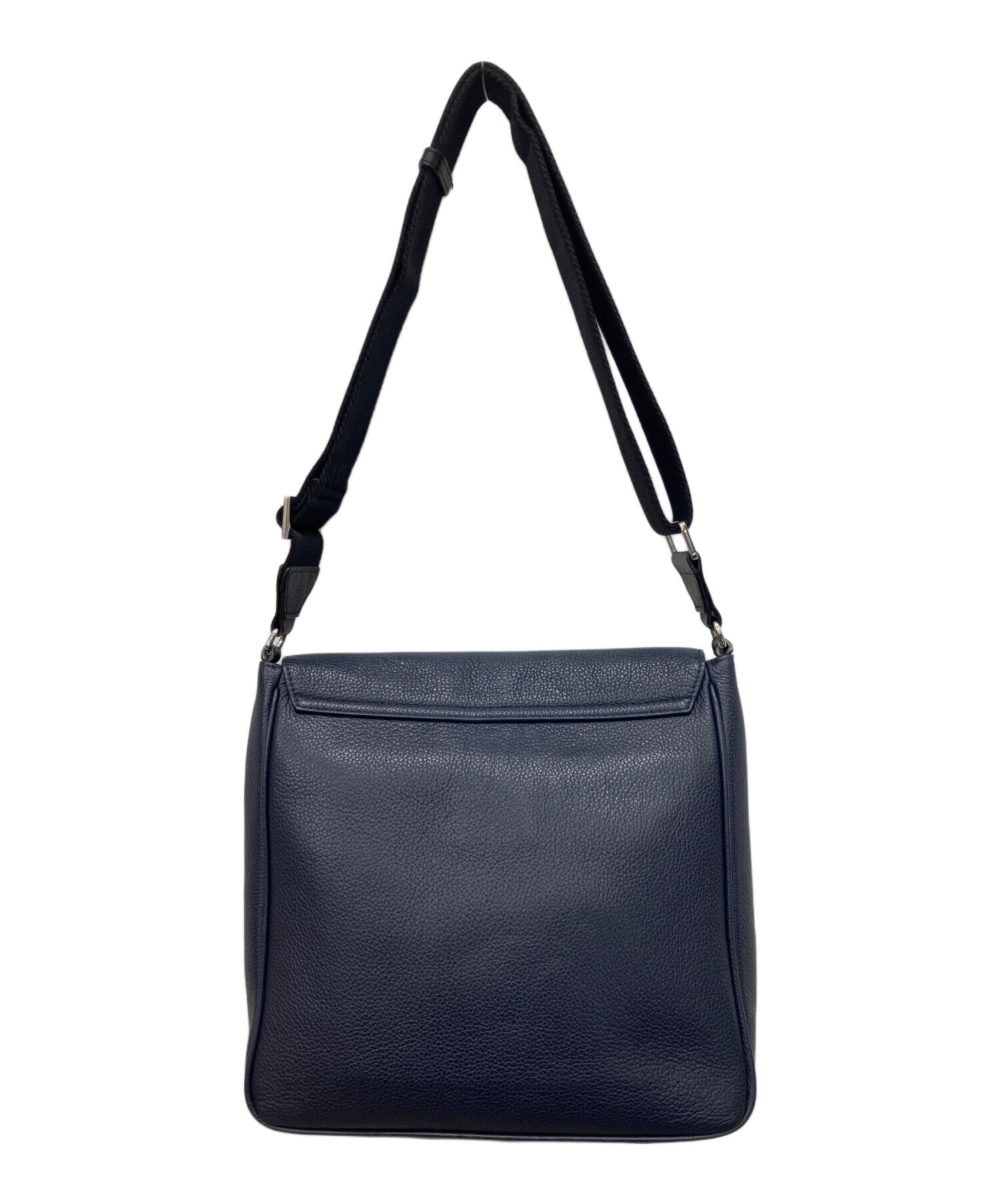 中古・古着通販】FURLA (フルラ) レザーショルダーバッグ ネイビー 