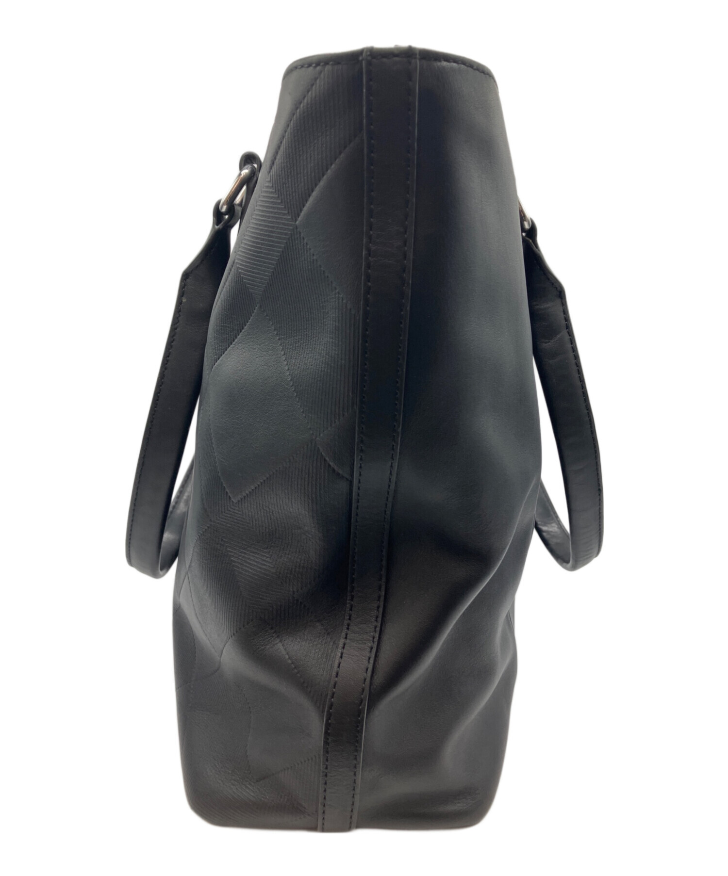 【BURBERRY】バーバリーブラックレーベル　高品質レザー　トートバッグ 黒 楽天市場】【バッグ】BURBERRY バーバリー ブラックレーベル トート