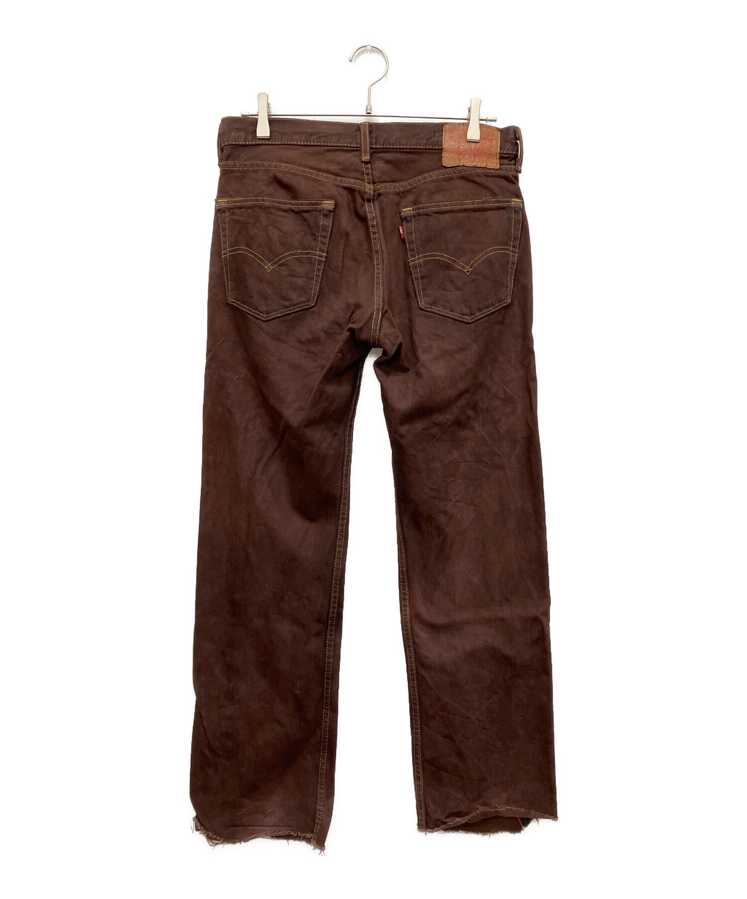 中古・古着通販】LEVI'S (リーバイス) 後染めデニムパンツ ブラウン