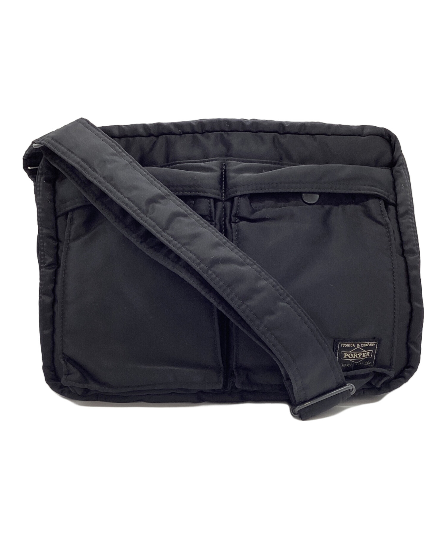 美品 PORTER ポーター タンカー ショルダーバッグ ブラック メンズ レディース 古着 中古 USED PORTER 美品 ポーター タンカー ショルダーバッグ ブラック メンズ