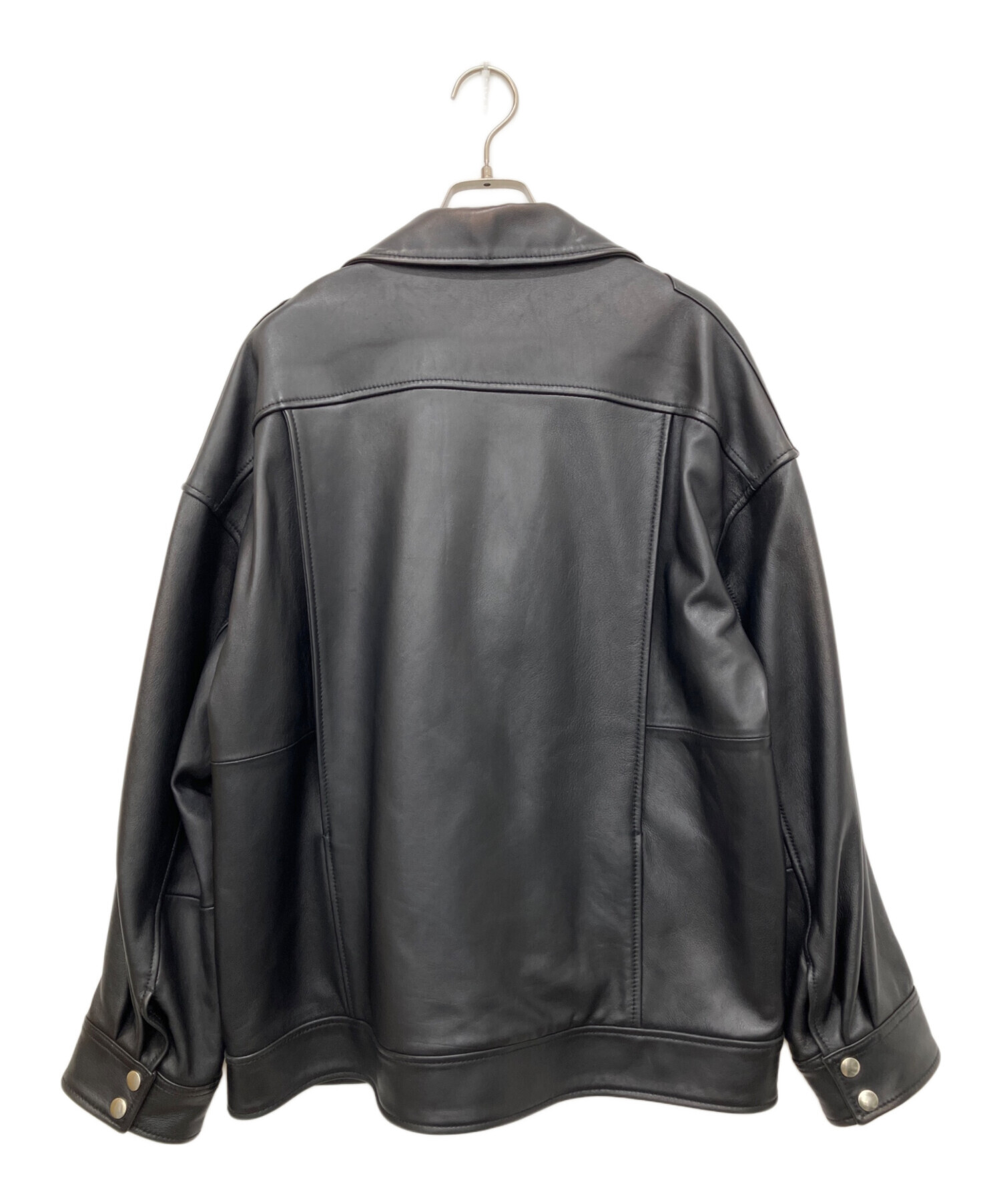 中古・古着通販】moussy (マウジー) LEATHER OVER RIDERS JACKET