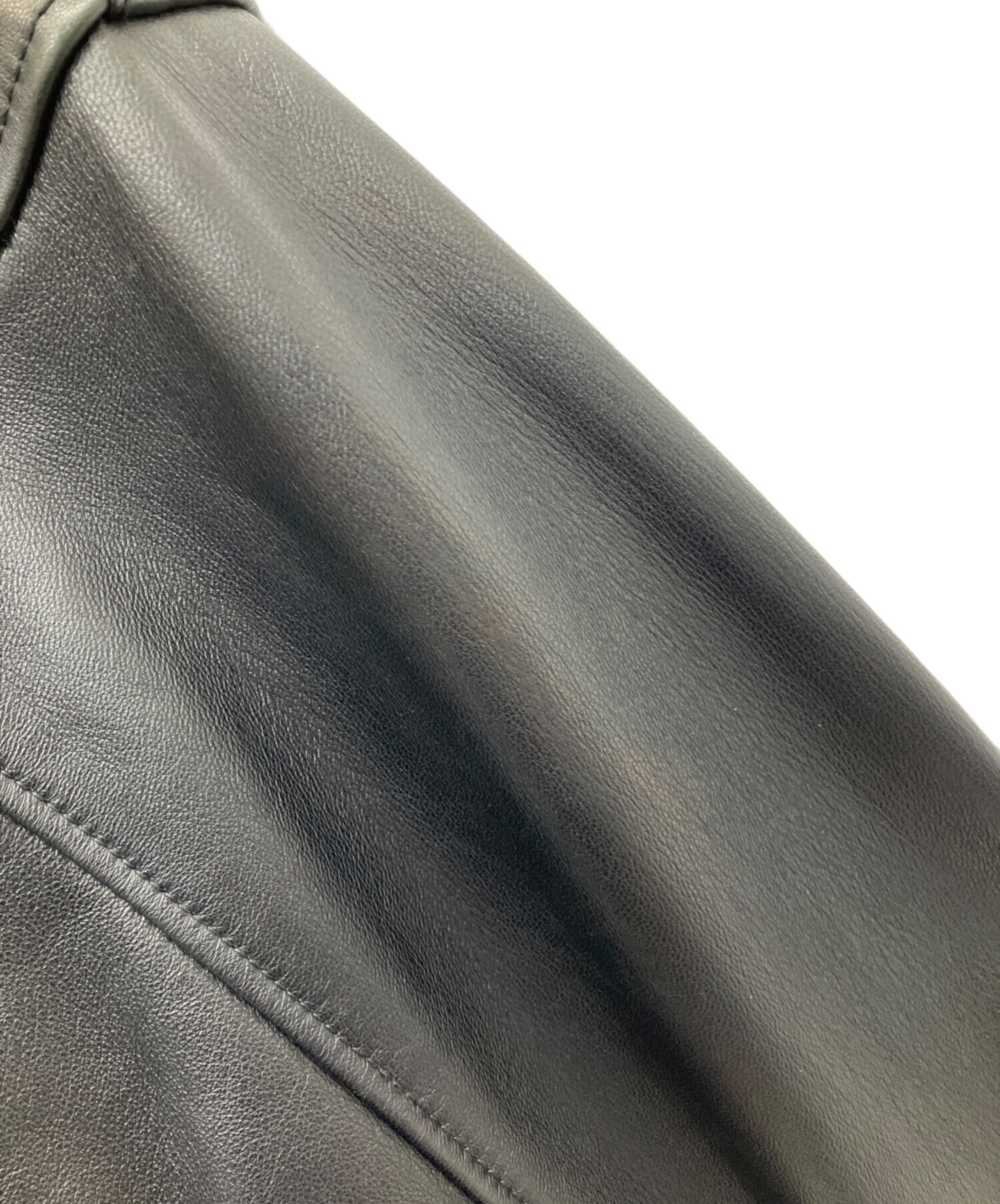 中古・古着通販】moussy (マウジー) LEATHER OVER RIDERS JACKET