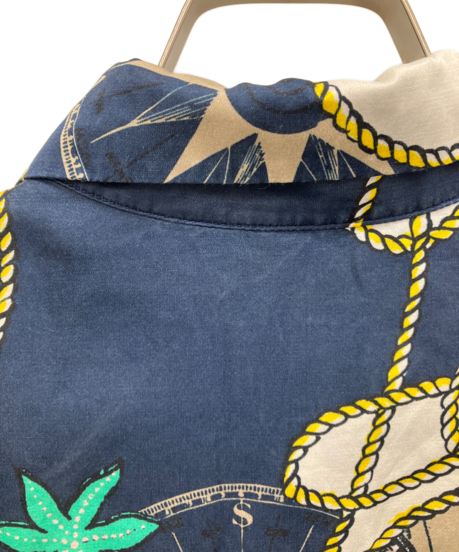 中古・古着通販】BANANATIME (バナナタイム) SILK BLEND MAP SHIRT