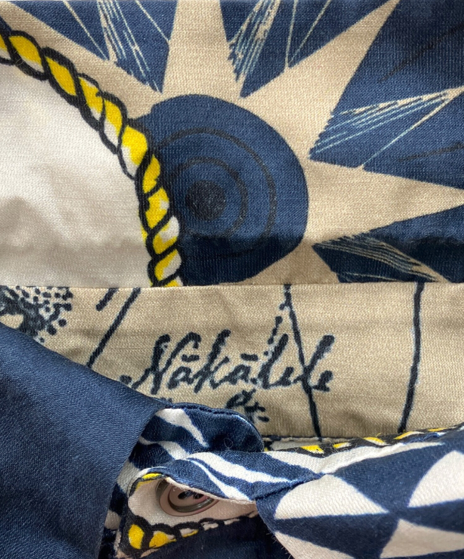BANANATIME バナナタイム 長袖シルクシャツ Mサイズ 中古・古着通販】BANANATIME (バナナタイム) SILK BLEND MAP SHIRT