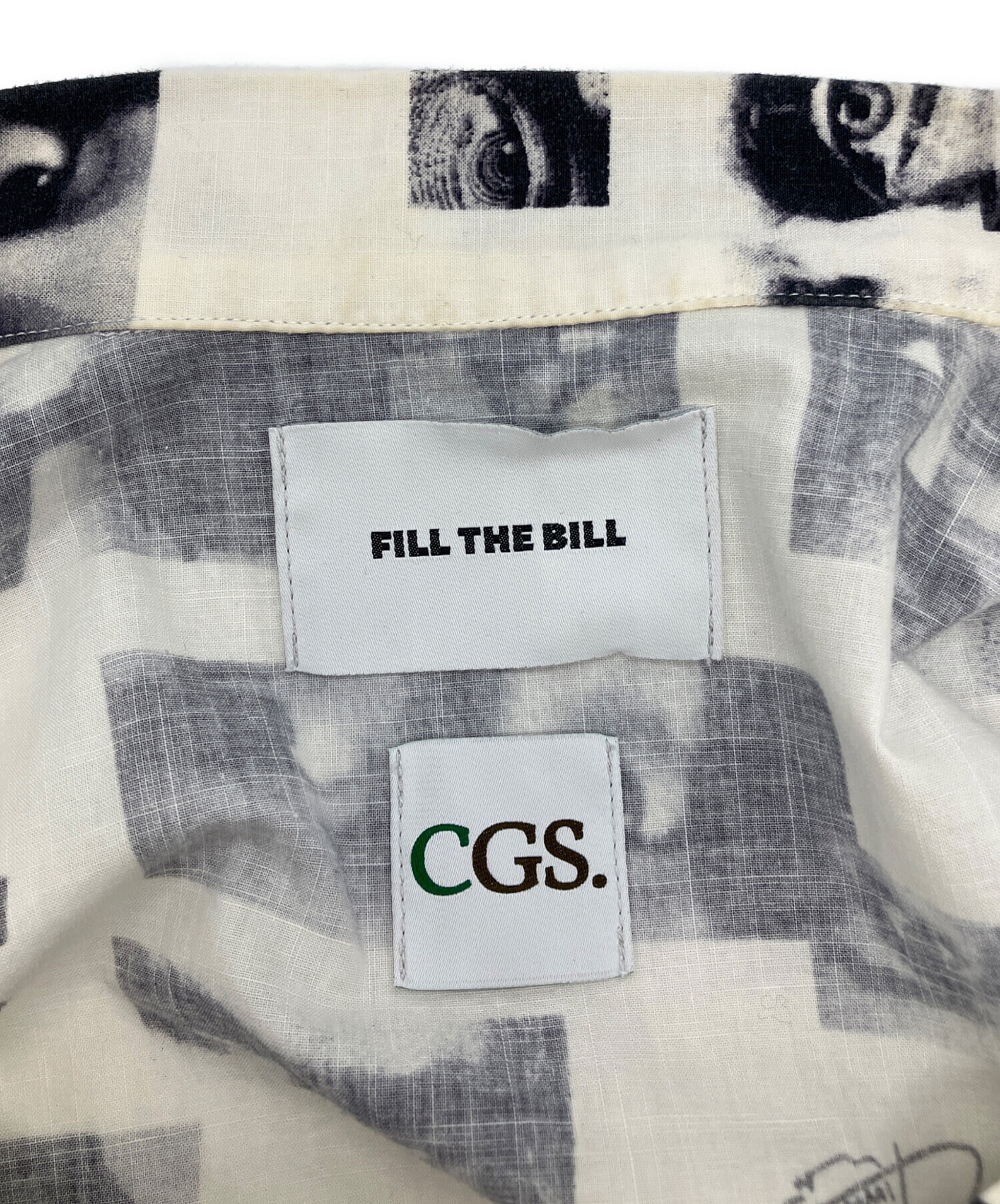 中古・古着通販】FILL THE BILL (フィルザビル) 半袖シャツ ホワイト 