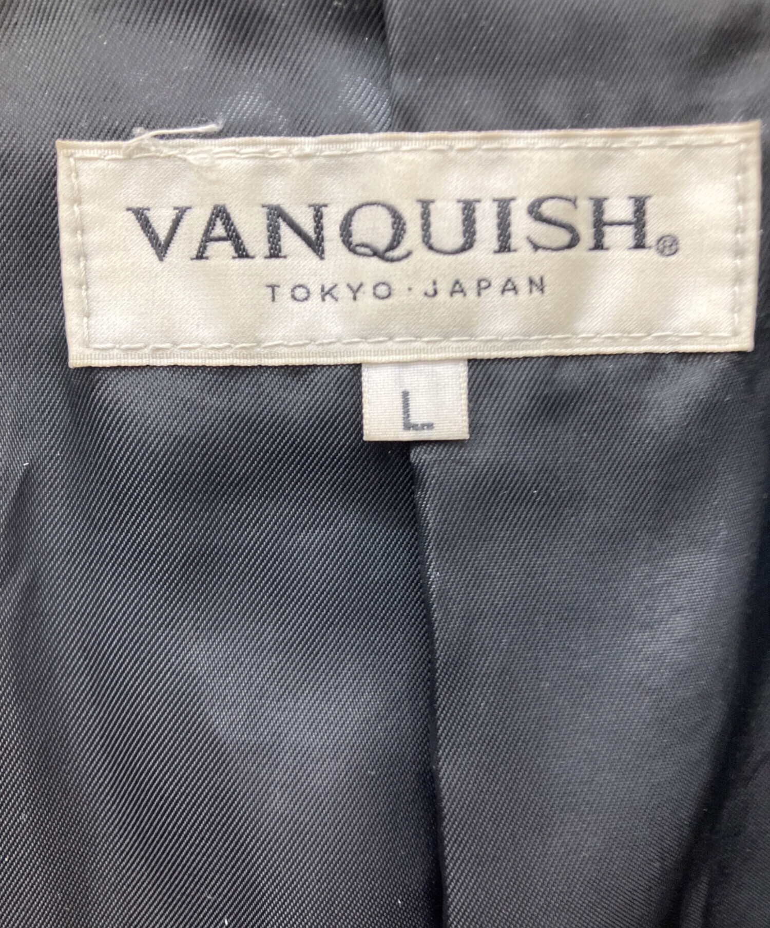 中古・古着通販】VANQUISH (ヴァンキッシュ) ダブルライダース 