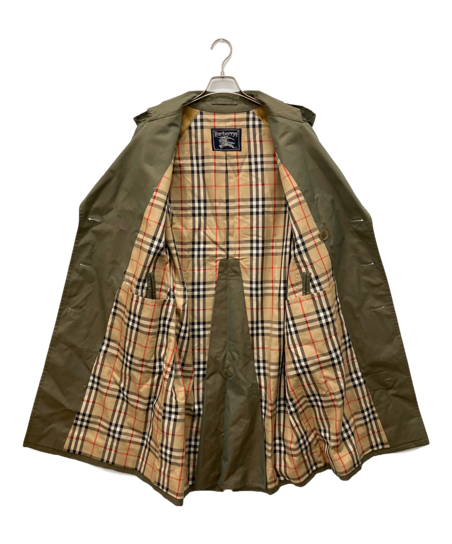 中古・古着通販】BURBERRY (バーバリー) トレンチコート カーキ サイズ