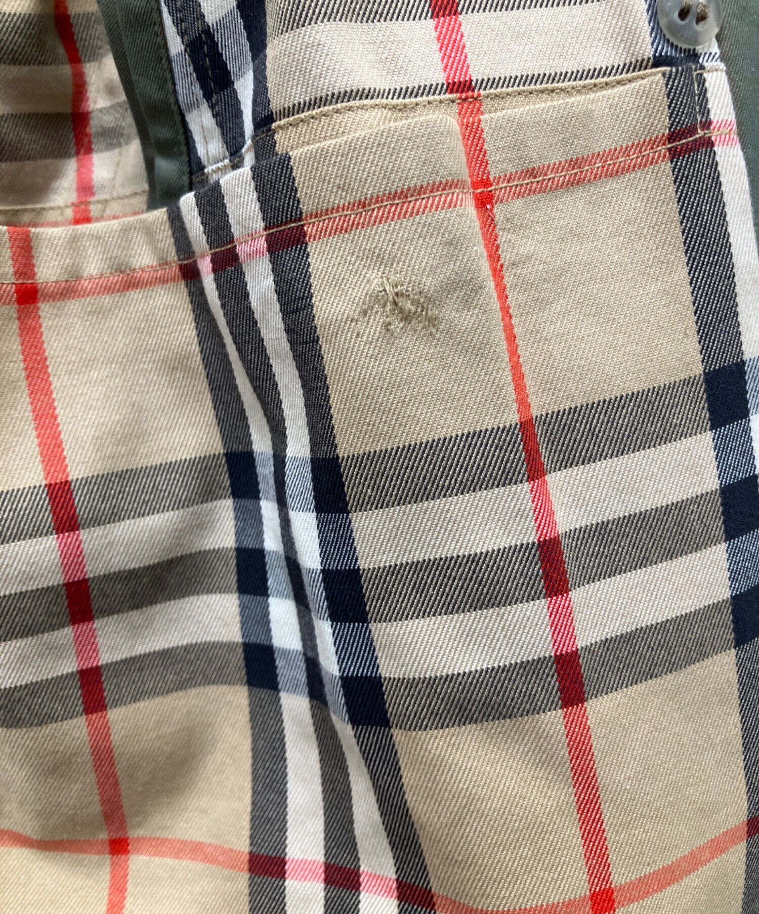 中古・古着通販】BURBERRY (バーバリー) トレンチコート カーキ サイズ
