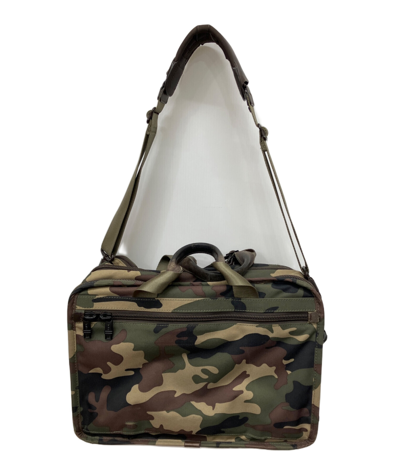 TUMI ビジネスバッグ 2WAY カモフラージュ 迷彩 中古・古着通販】TUMI (トゥミ) SHIPS (シップス) SHIPS別注エクスパン