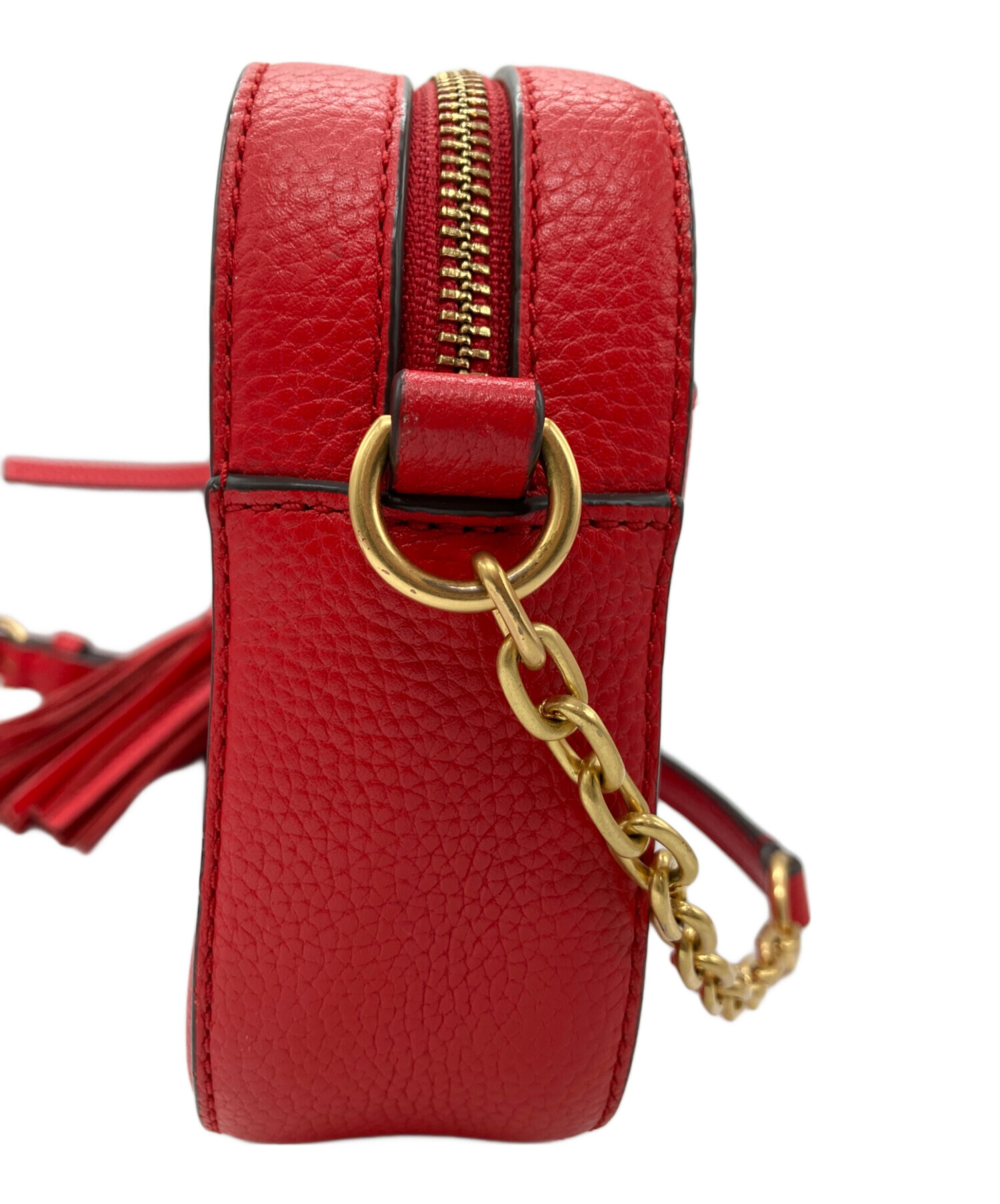 中古・古着通販】TORY BURCH (トリーバーチ) MCGRAW CAMERA BAG レッド 