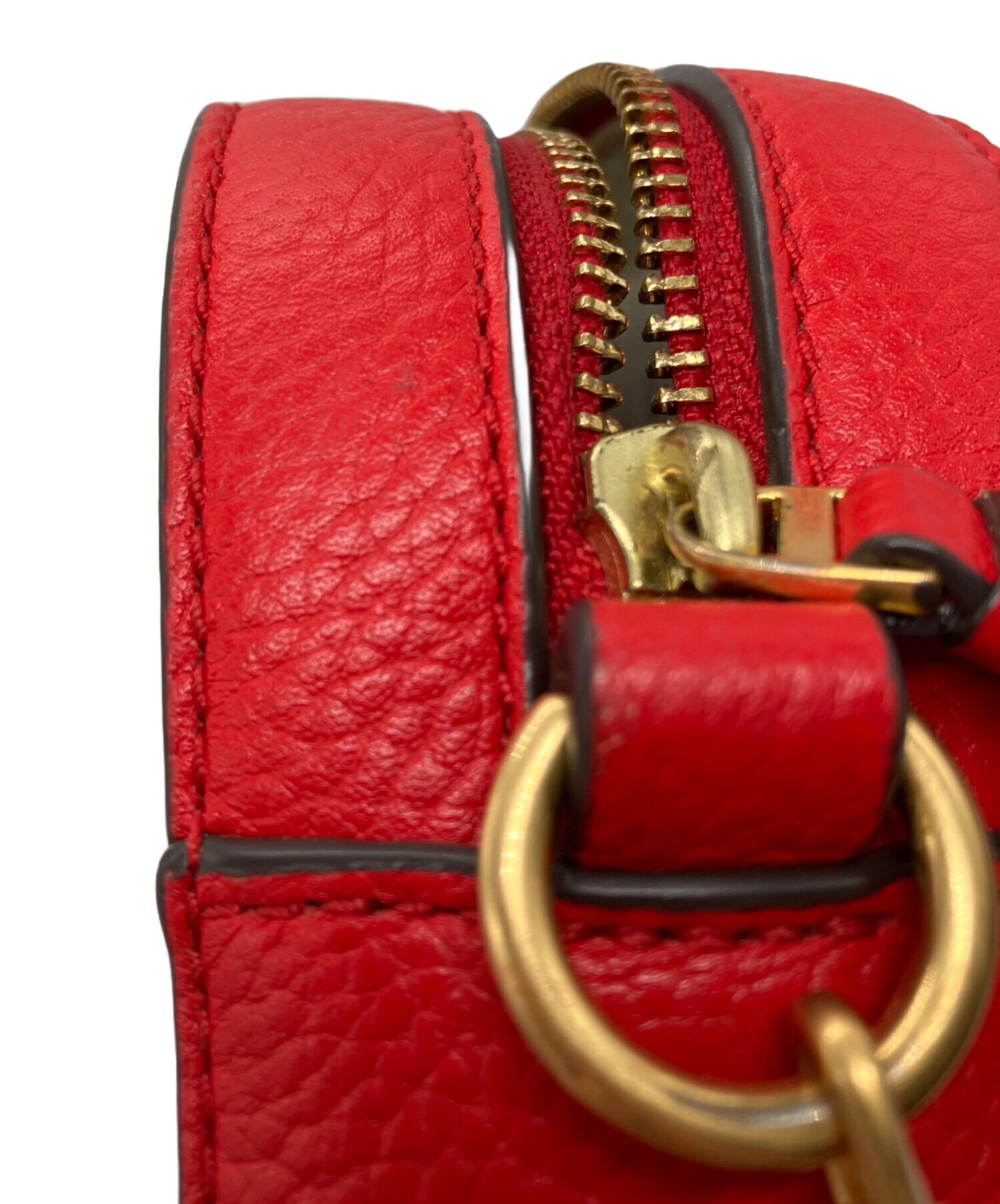 中古・古着通販】TORY BURCH (トリーバーチ) MCGRAW CAMERA BAG レッド