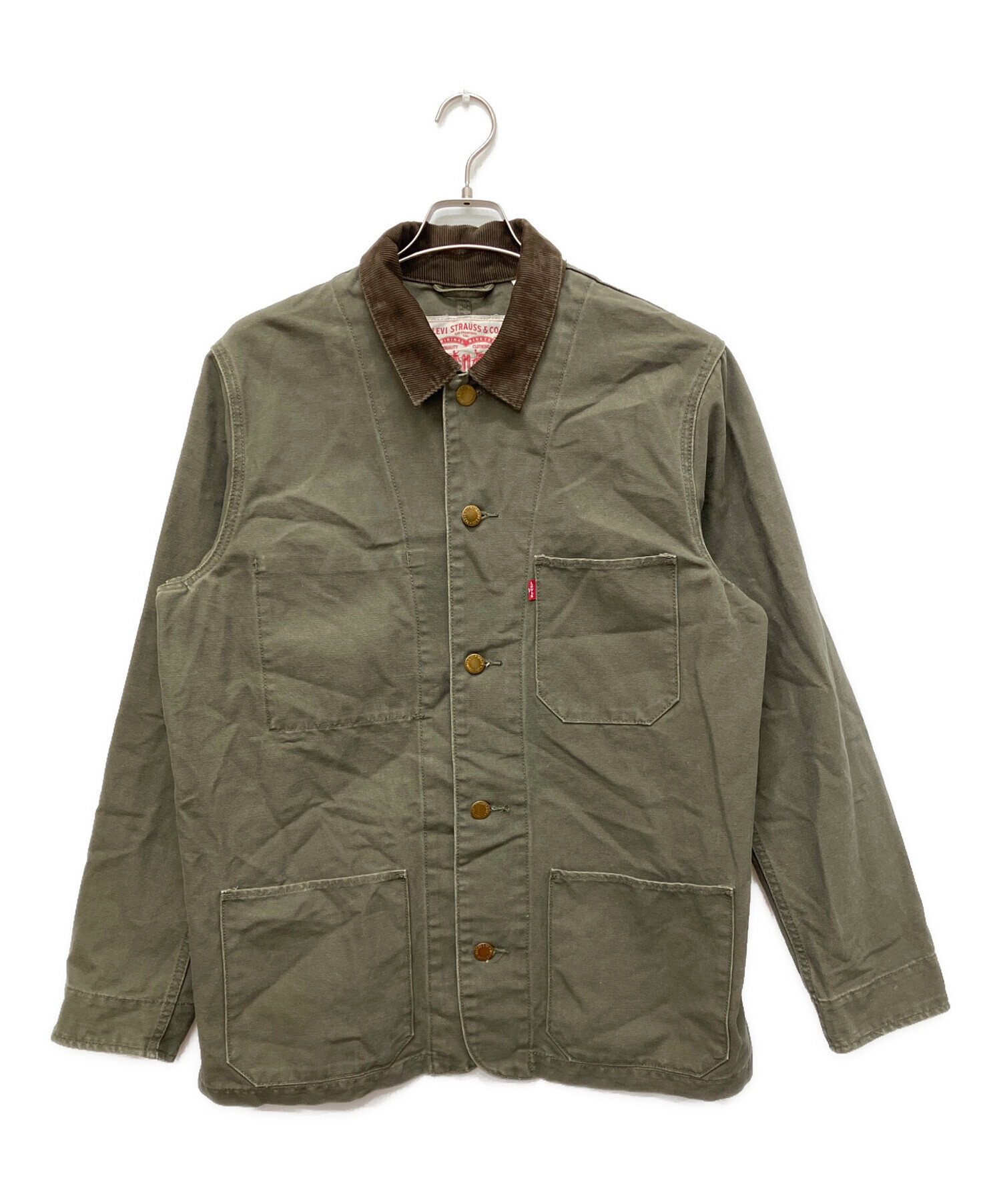 中古・古着通販】LEVI'S (リーバイス) カバーオール カーキ サイズ:L