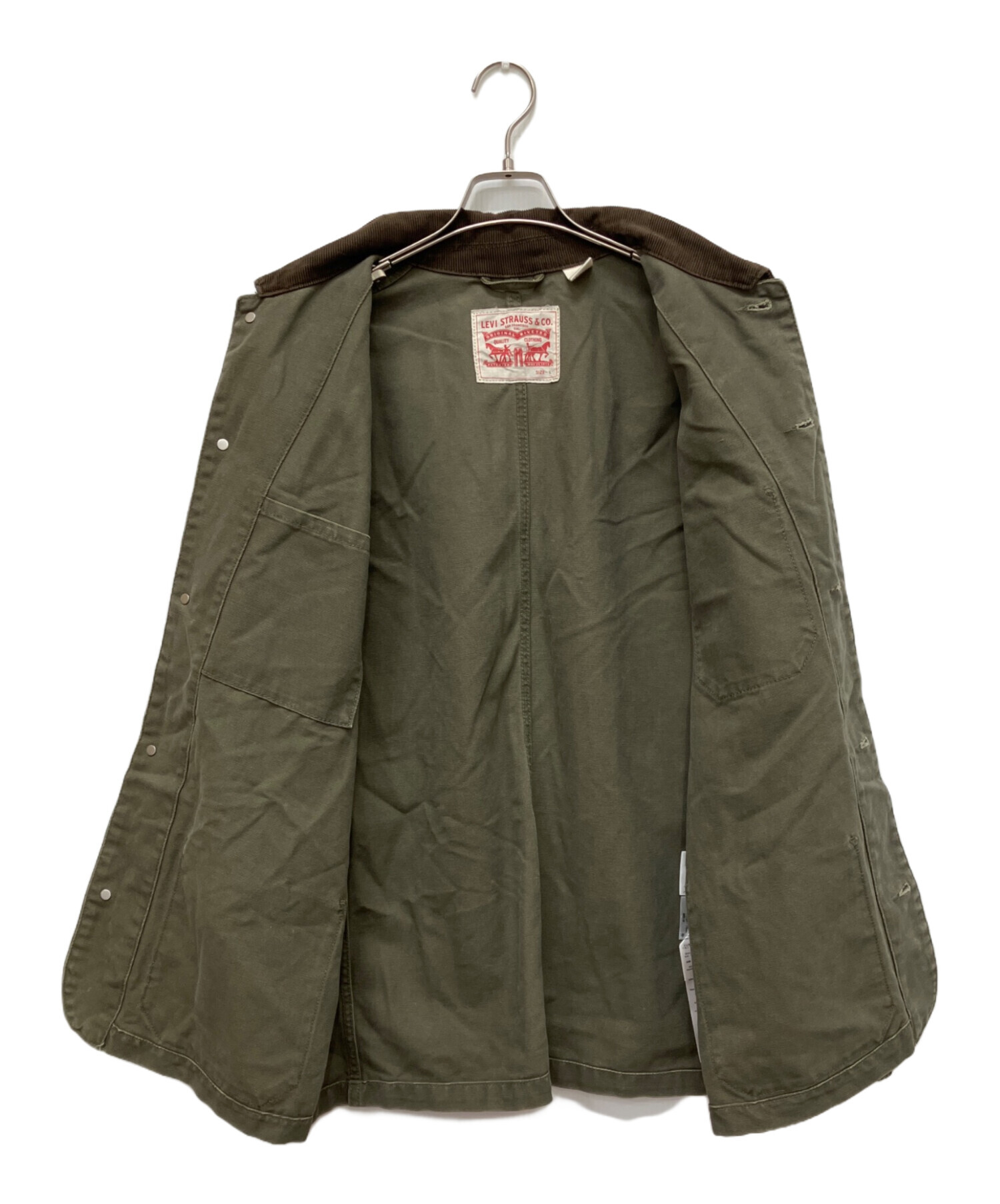 中古・古着通販】LEVI'S (リーバイス) カバーオール カーキ サイズ:L