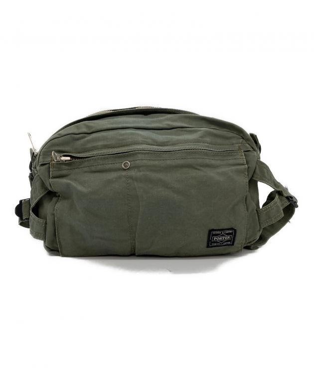 中古・古着通販】PORTER (ポーター) ボディバッグ カーキ｜ブランド 